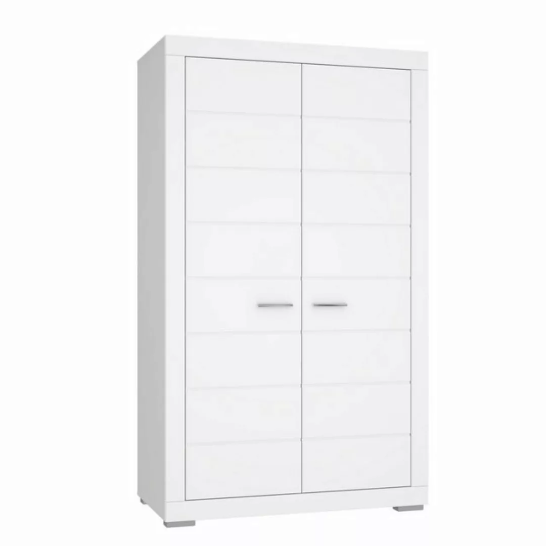 freiraum Kleiderschrank SNOW 2 Türen, 1 Stange, 1 Boden, in weiß - 116x198, günstig online kaufen