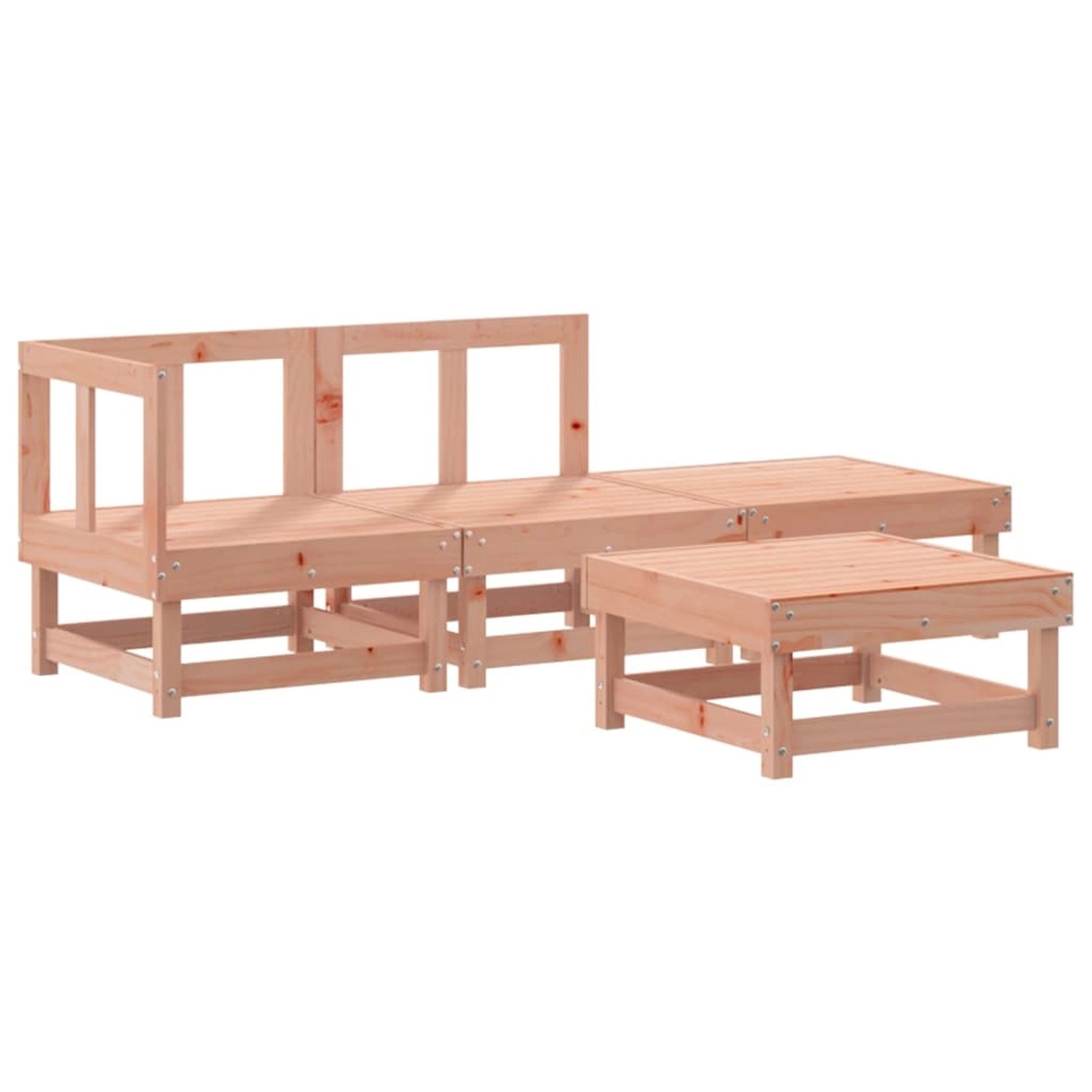 vidaXL 4-Tlg Garten-Lounge-Set Massivholz Douglasie 3186485 günstig online kaufen