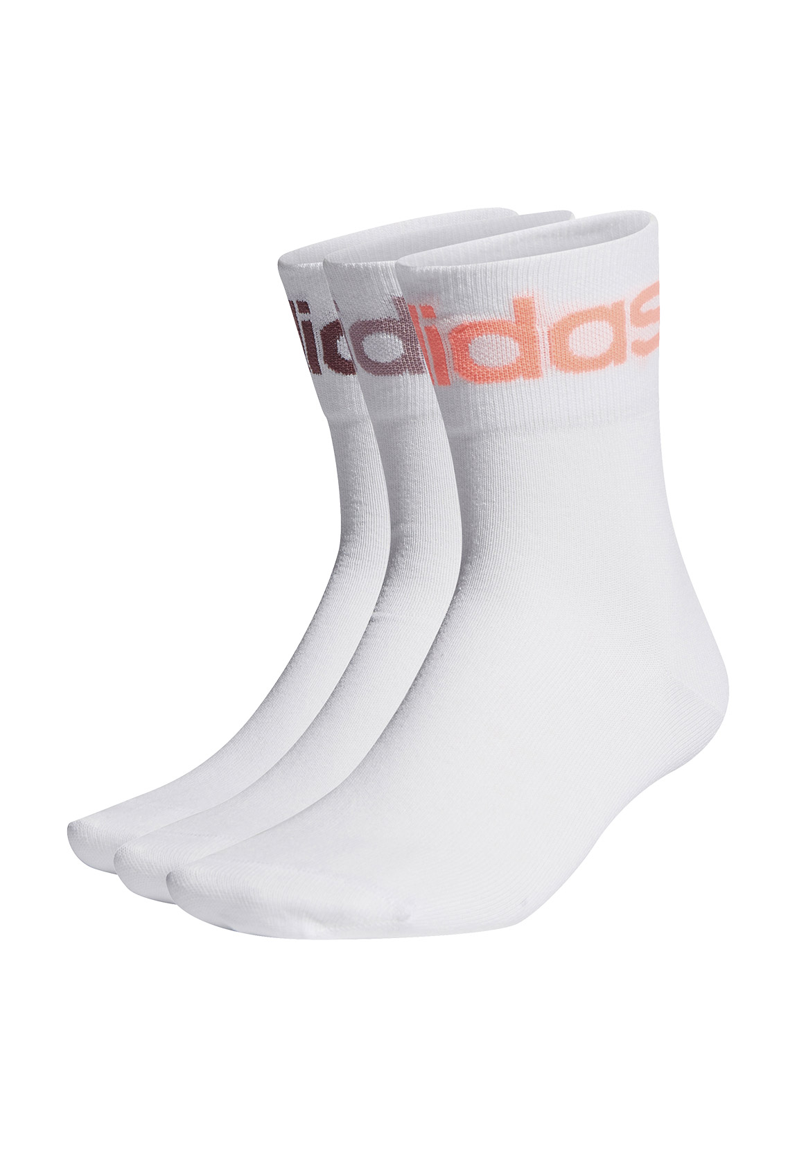 Adidas Originals Fold Cuff Crew Socken EU 37-39 White / Quiet Crimson günstig online kaufen