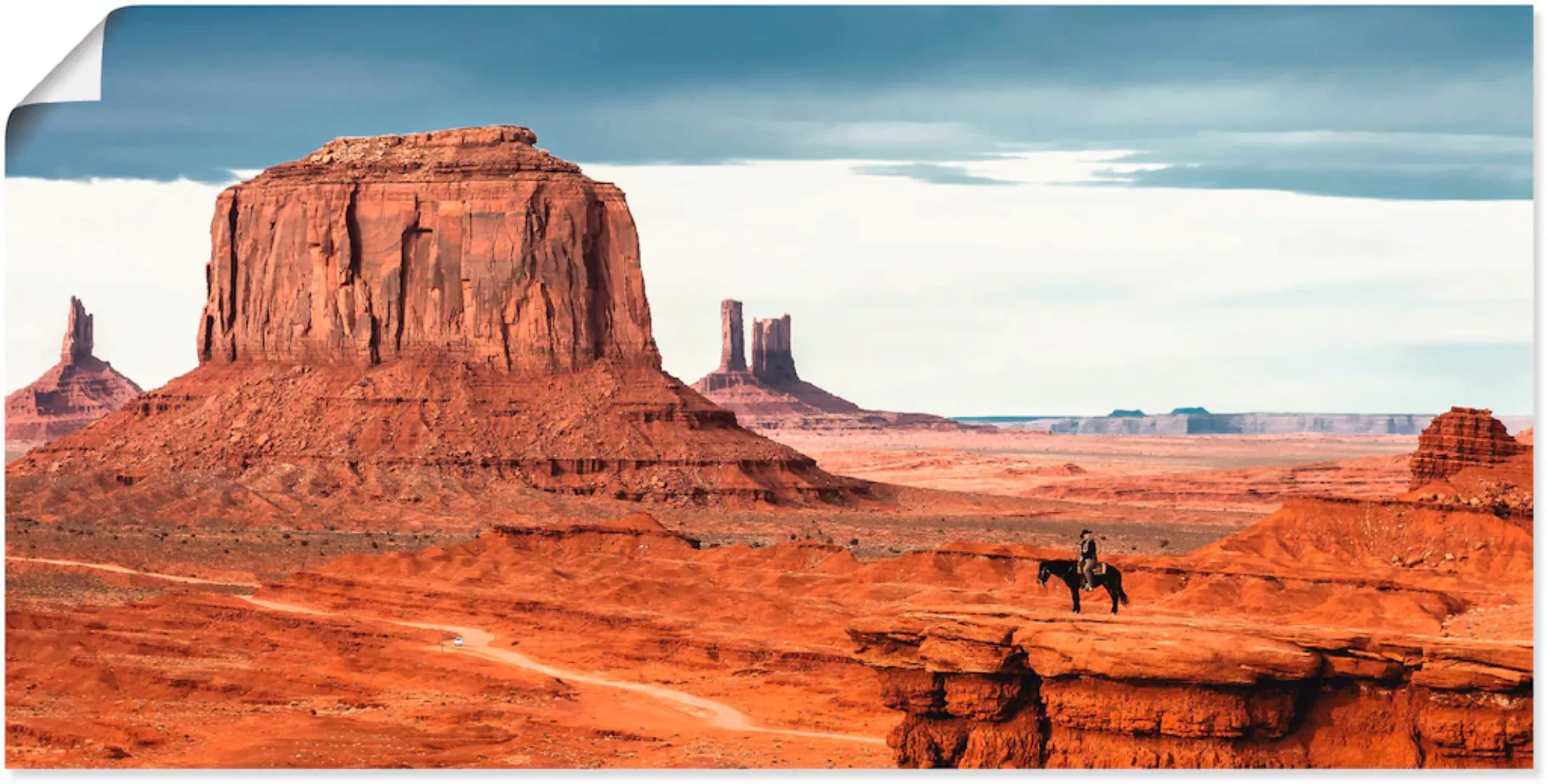 Artland Wandbild "Colorado - Utah Monument Valley", Amerika, (1 St.) günstig online kaufen