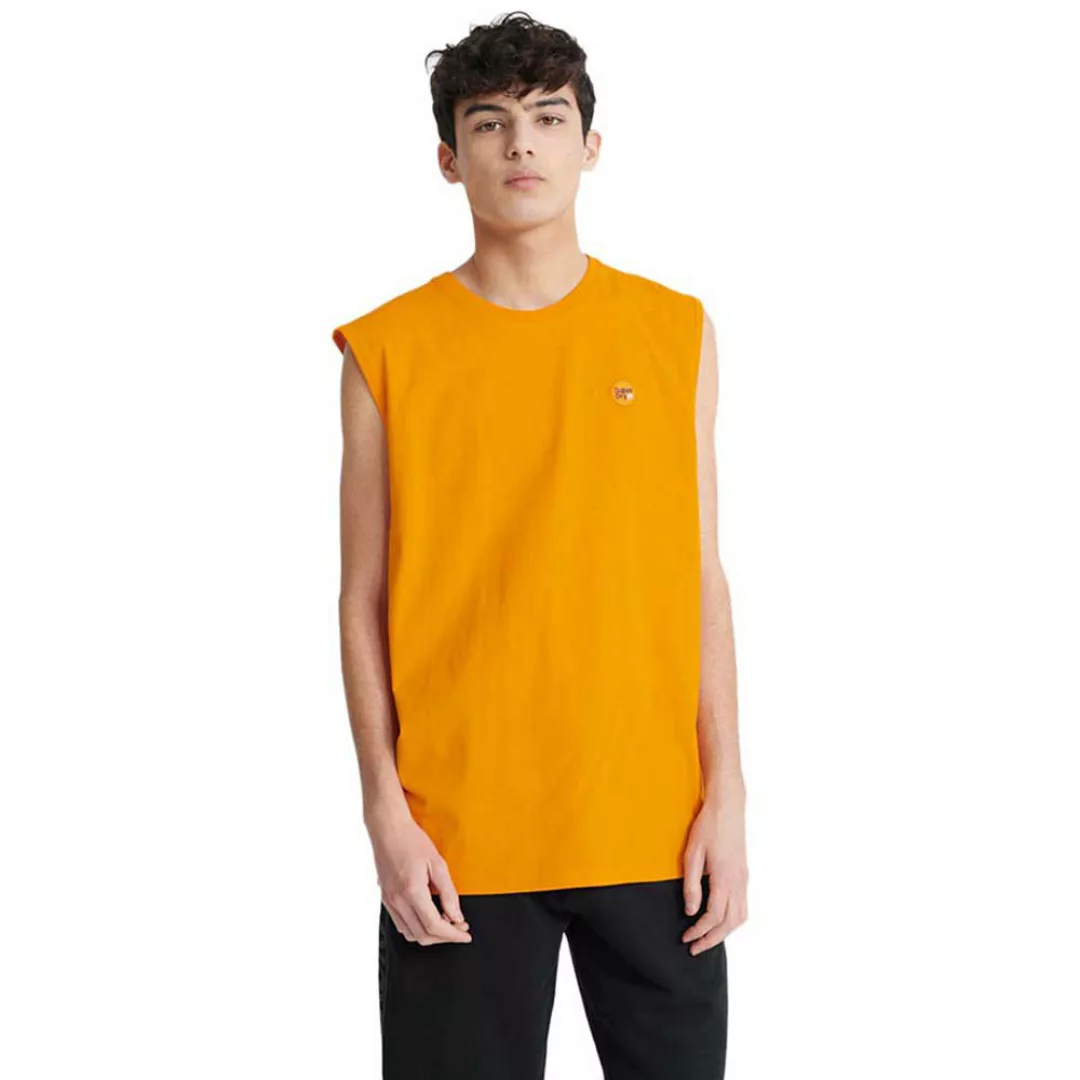 Superdry Collective Oversized Ärmelloses T-shirt 2XL Vivid Marigold günstig online kaufen