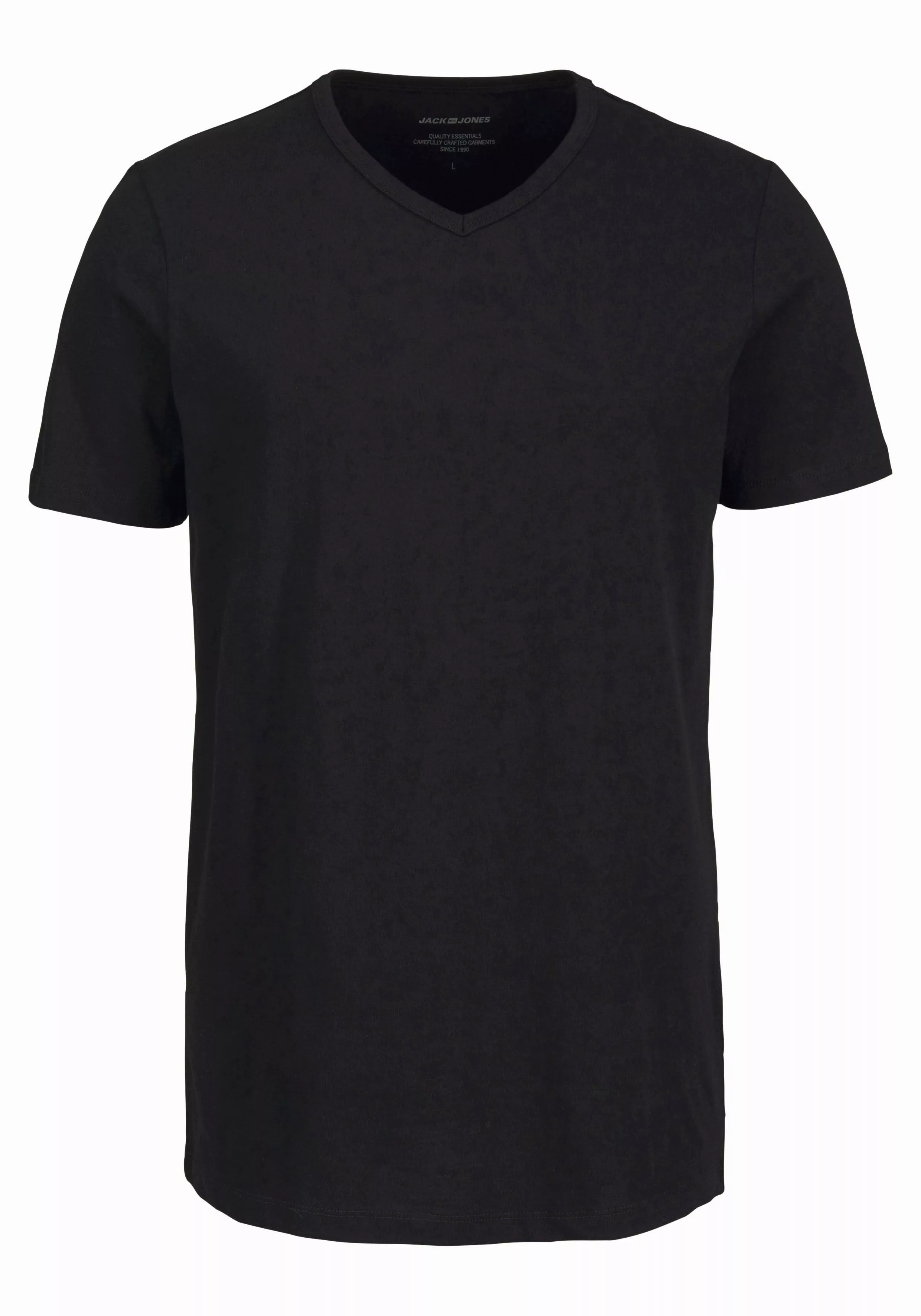 Jack & Jones Jacbasic V-neck 2 Units Kurzärmeliges T-shirt 2XL Black günstig online kaufen