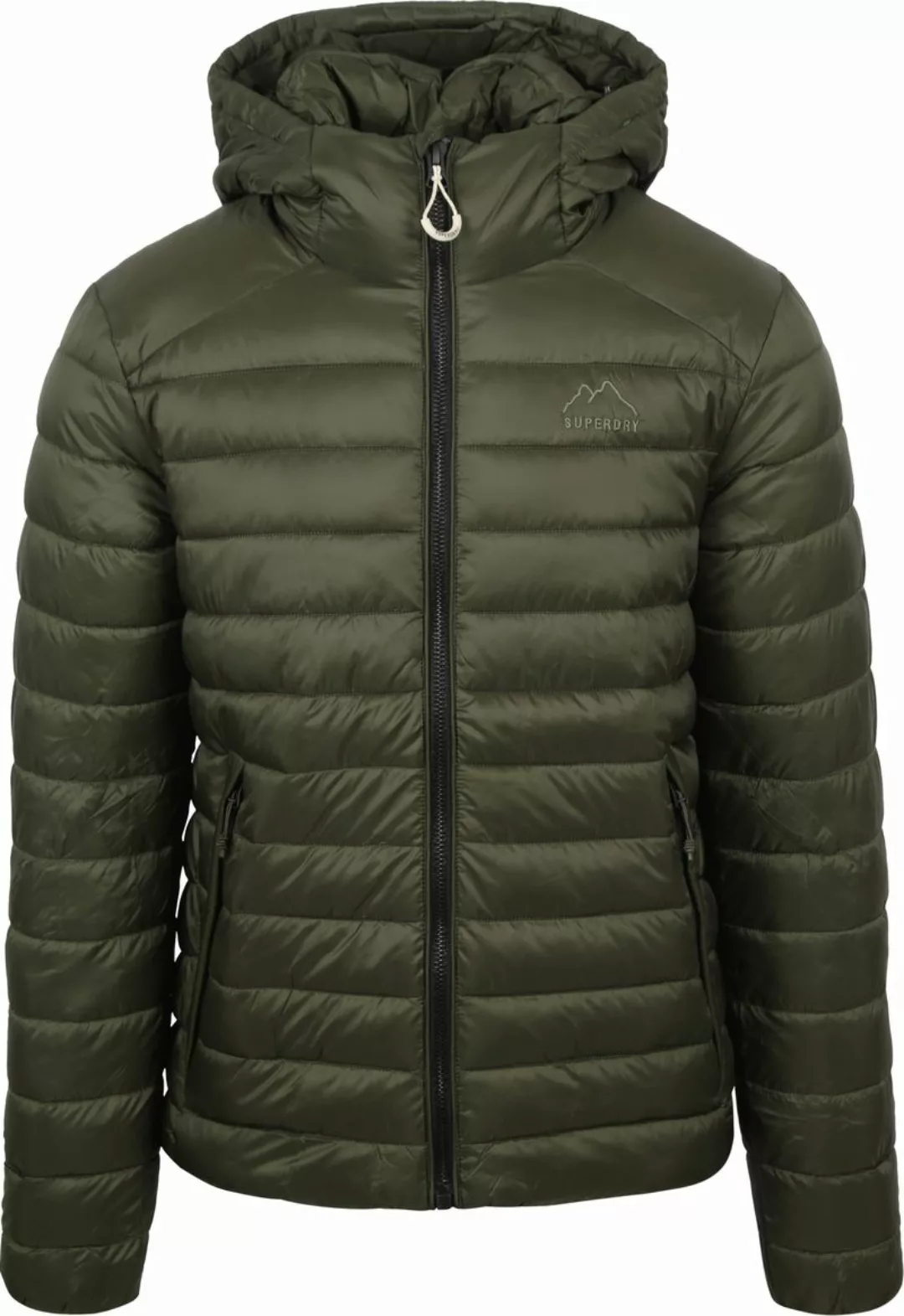 Superdry Fuji Pufferjacke Dunkelgrün - Größe XL günstig online kaufen