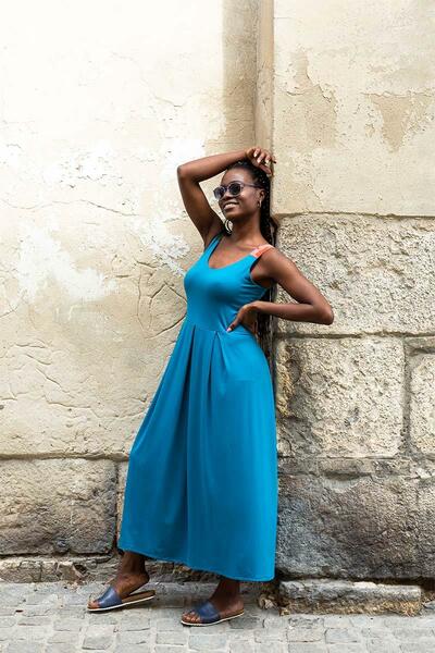 Kleid Timeless Spanish Blue günstig online kaufen