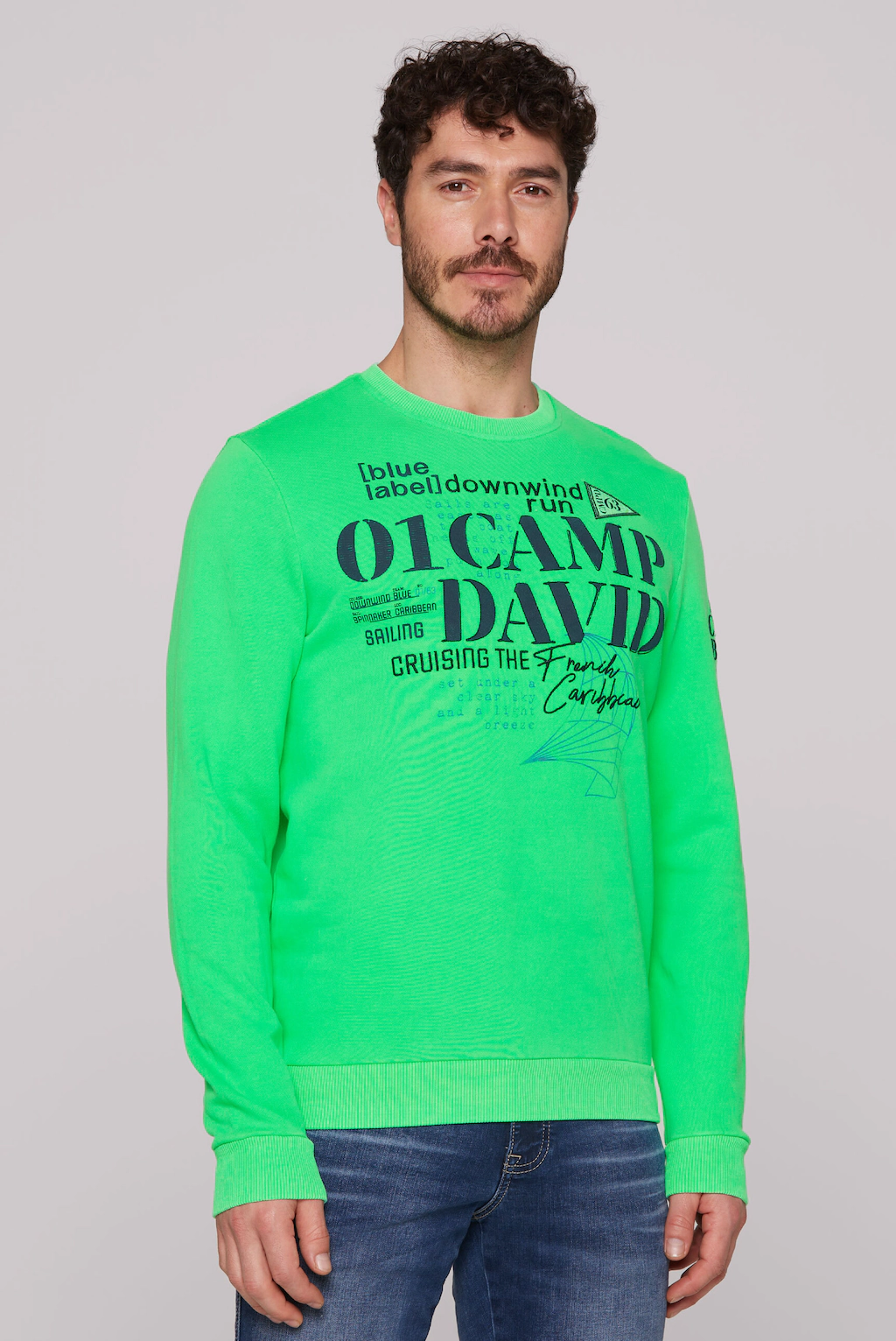 CAMP DAVID Sweater, aus Baumwolle günstig online kaufen