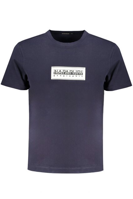 Napapijri T-Shirt Herren Kurzarm T-Shirt Blau - Relaxed Fit günstig online kaufen