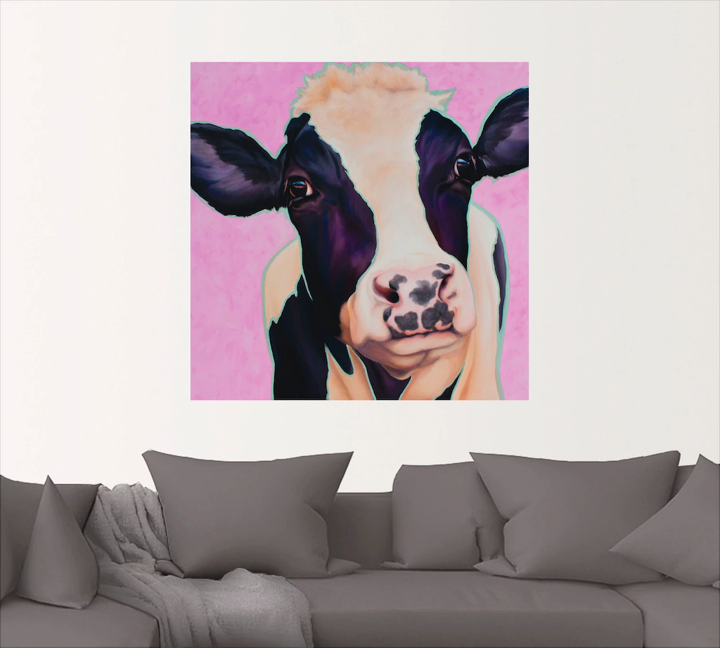Artland Wandfolie »Kuh Lotte«, Haustiere, (1 St.), selbstklebend günstig online kaufen