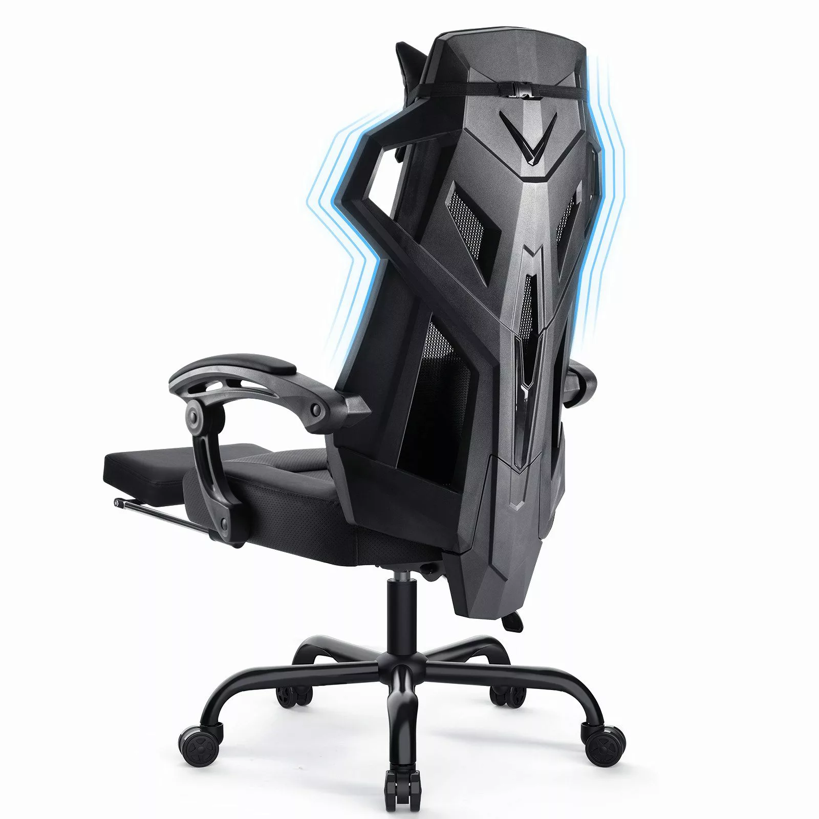 GTPLAYER Bürostuhl Ergonomischer Schreibtischstuhl Gamingstuhl Drehstuhl, günstig online kaufen