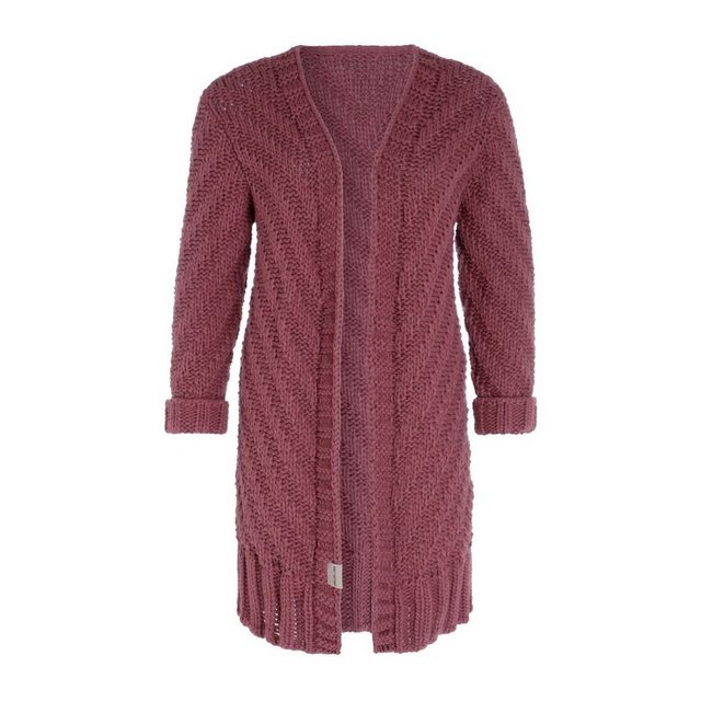 Knit Factory Strickjacke Sally Strickjacken 36/38 Glatt Rot (1-tlg) modern günstig online kaufen