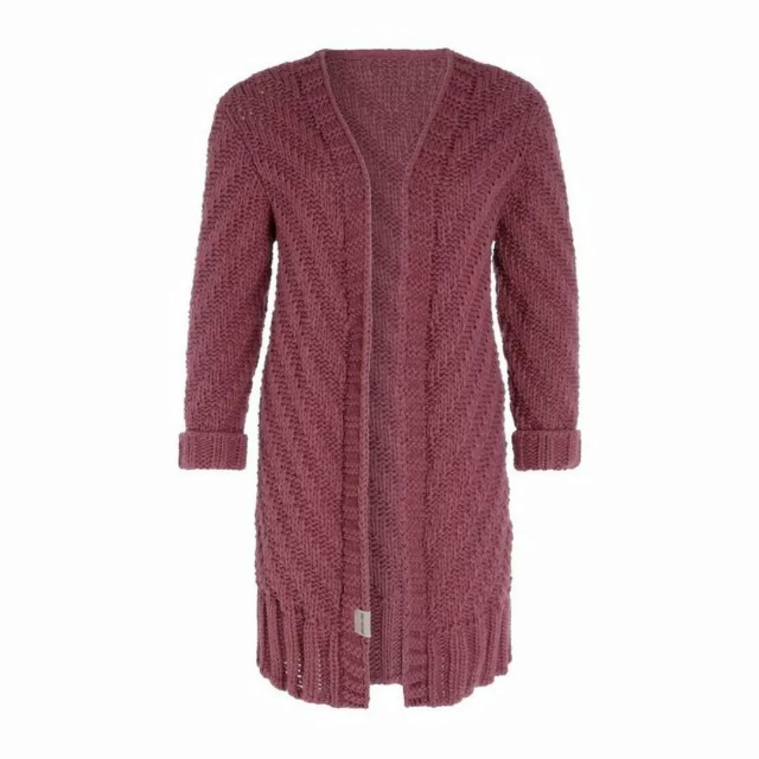 Knit Factory Strickjacke Sally Strickjacken 36/38 Glatt Rot (1-tlg) modern günstig online kaufen