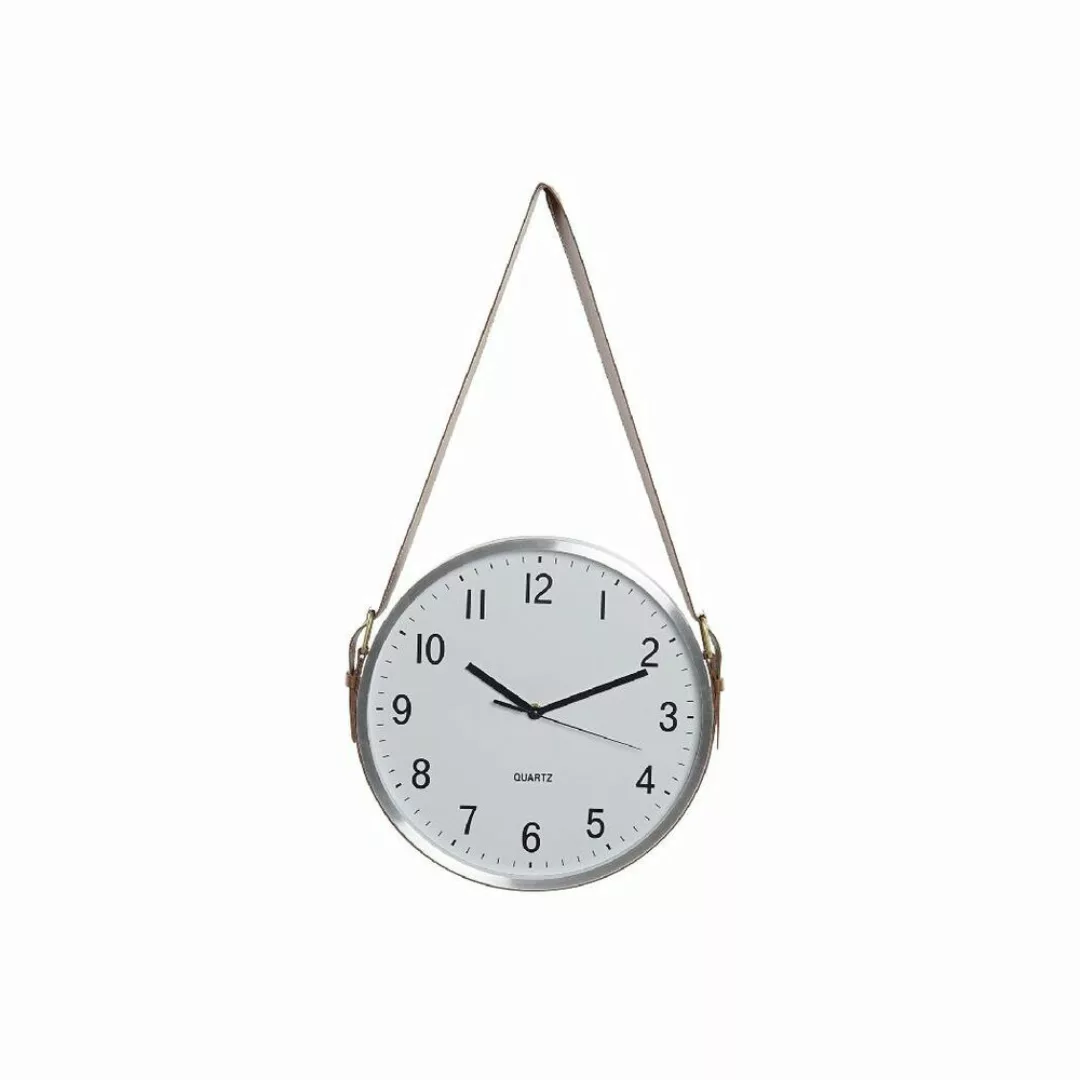 Wanduhr Dkd Home Decor Aluminium Weiß Polyurethan (33 X 4 X 60 Cm) günstig online kaufen