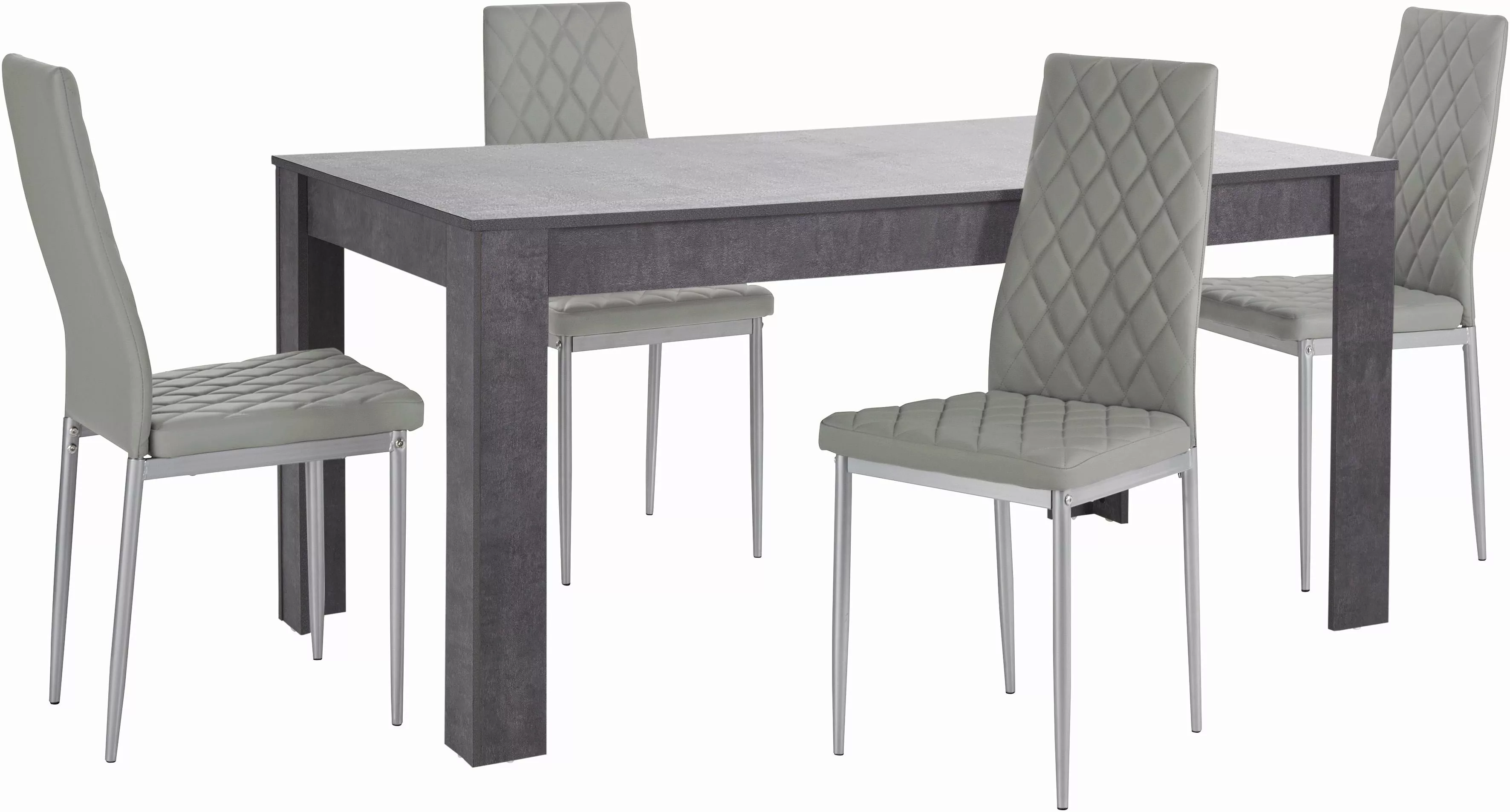 INOSIGN Essgruppe "Lynn160/Brooke", (Set, 5 tlg.), Tisch mit 4 Stühlen günstig online kaufen