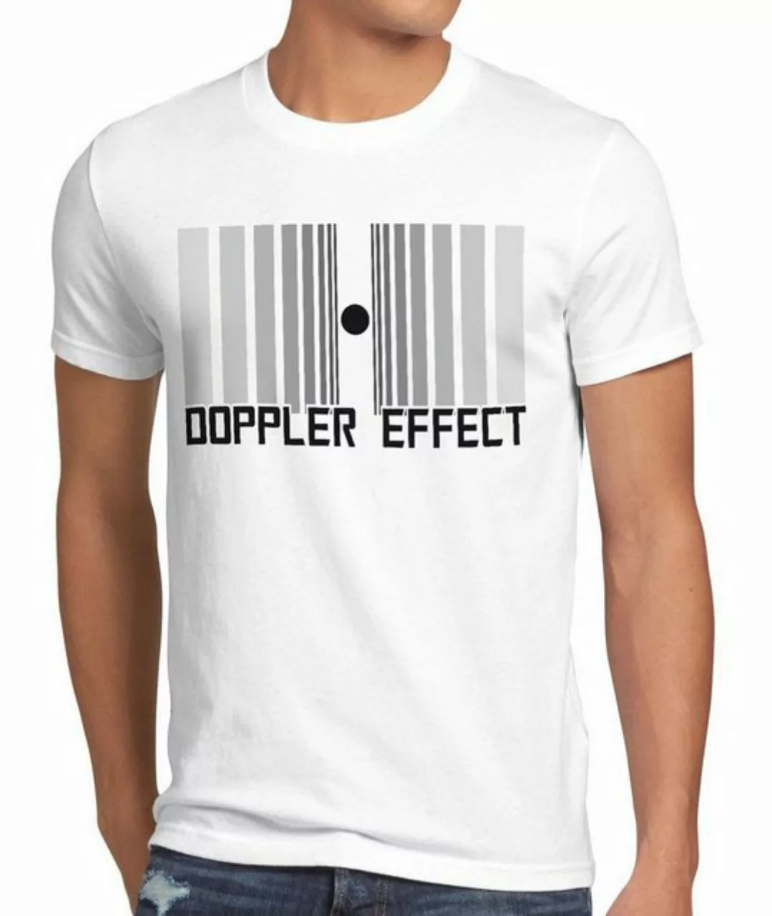 Print-Shirt Herren T-Shirt Doppler Effect Sheldon Cooper Big Bang Effekt Sc günstig online kaufen