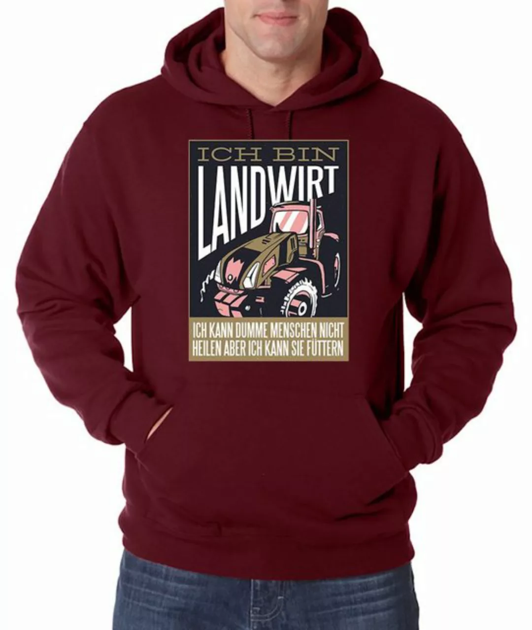 Youth Designz Kapuzenpullover Ich Bin Landwirt Herren Hoodie Pullover mit l günstig online kaufen