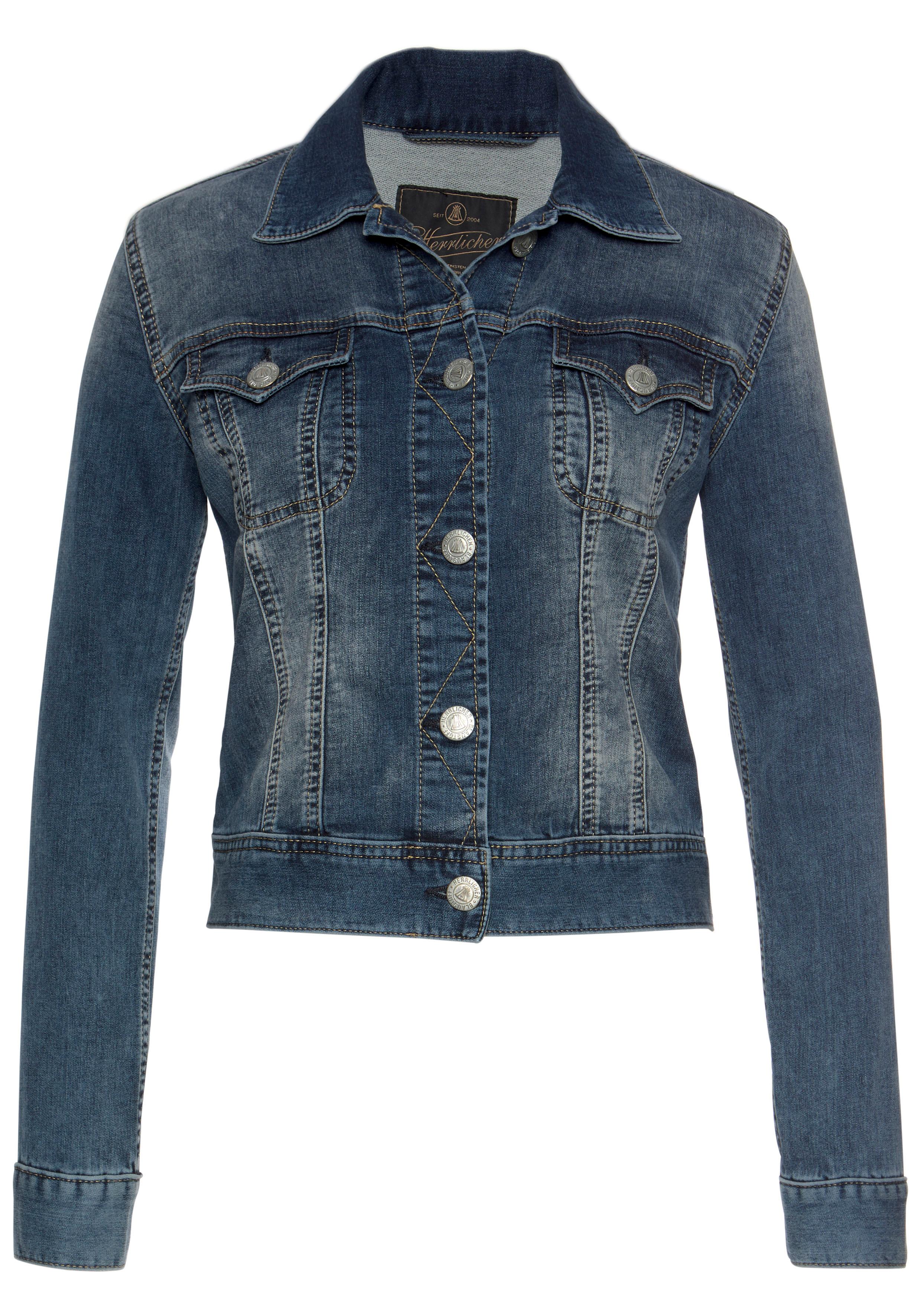 Herrlicher Jeansjacke Joplin Saum mit verstellbaren Riegeln günstig online kaufen