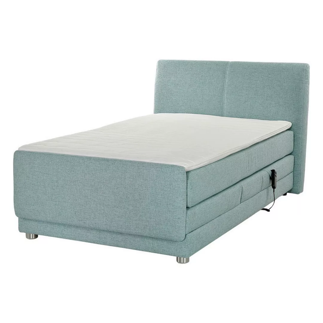 Boxspringbett  türkis Liegefläche B/L: ca. 120x200 cm günstig online kaufen