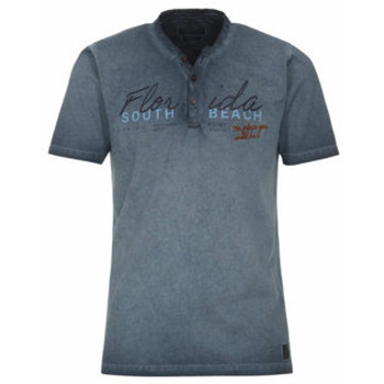 Casa Moda  T-Shirt Knopfleisten T-Shirt für Herren günstig online kaufen