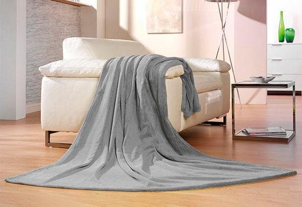 Wohndecke Memphis, Gözze, in tollen Unifarben, günstig online kaufen