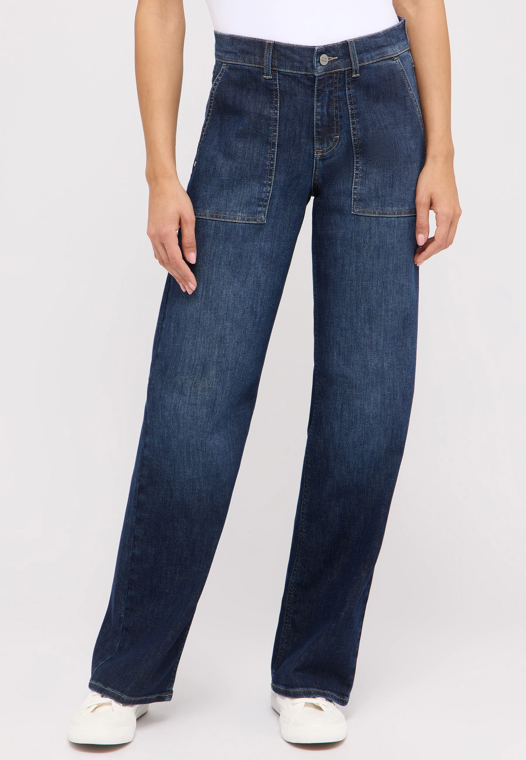 ANGELS Relax-fit-Jeans "LIZ WORKER", mit großen Vordertaschen und Fade-Out günstig online kaufen