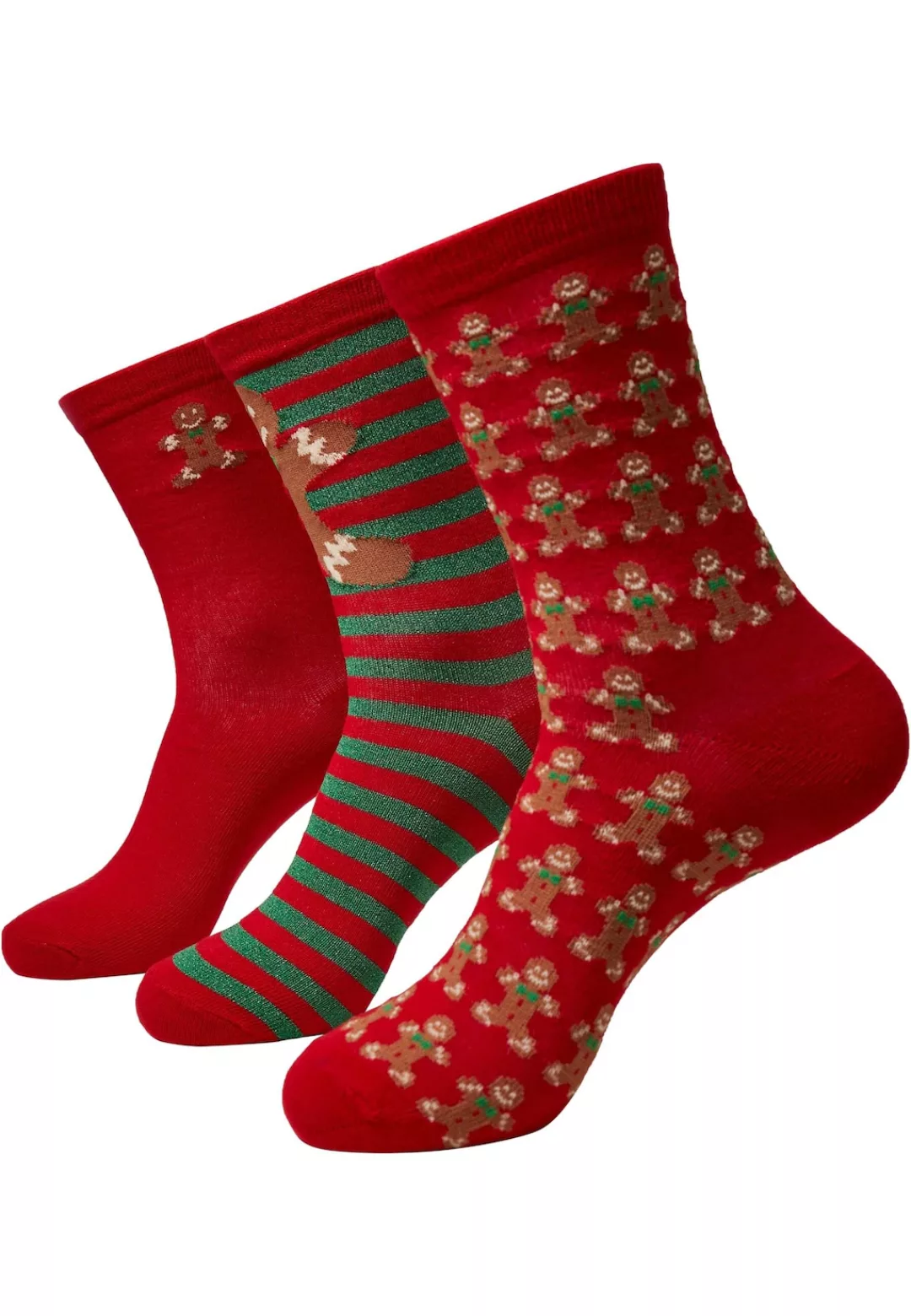 URBAN CLASSICS Basicsocken "Urban Classics Unisex Christmas Gingerbread Lur günstig online kaufen