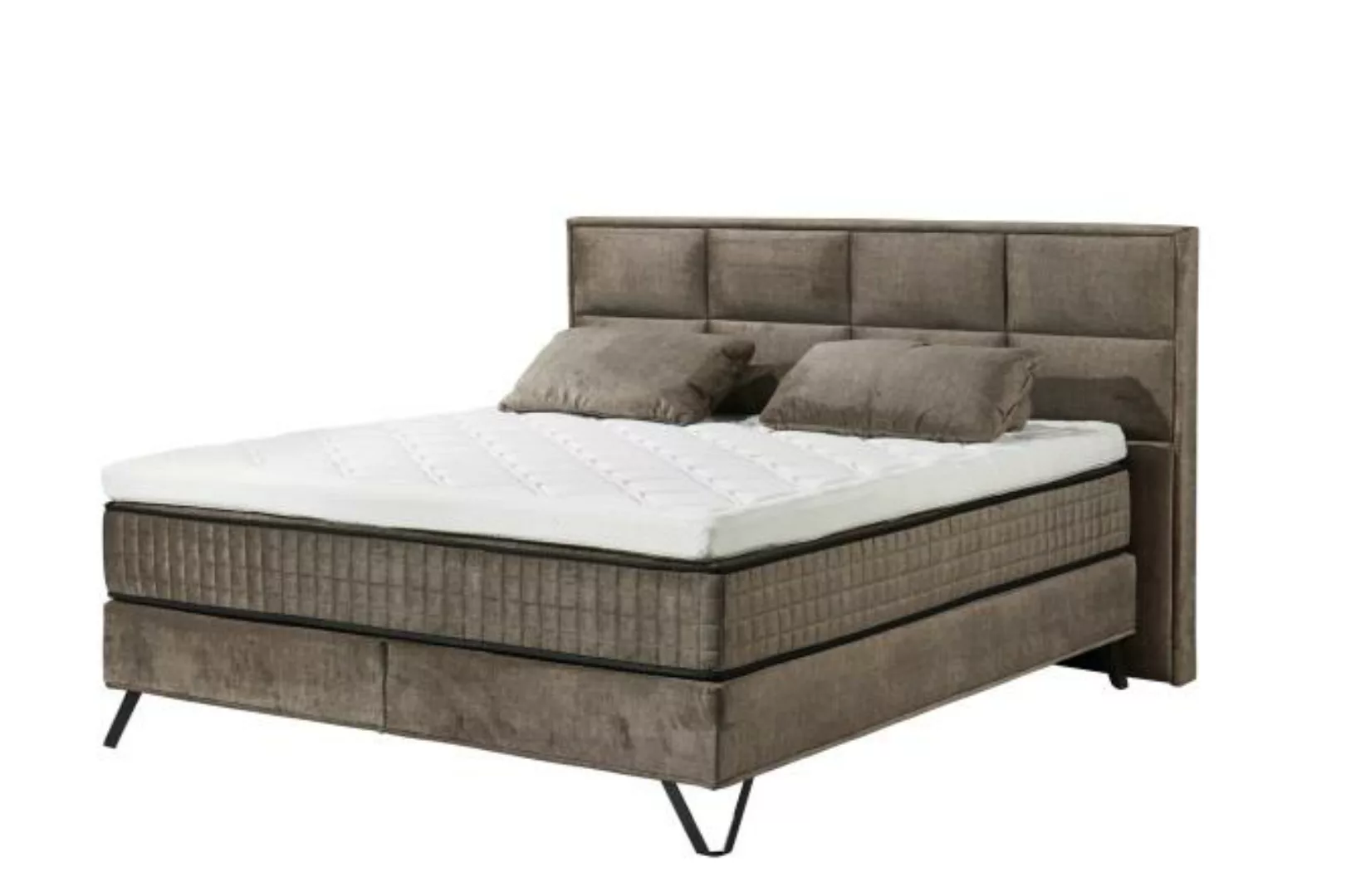 Boxspringbett Helaina 6LD 180 x 200 Braun günstig online kaufen