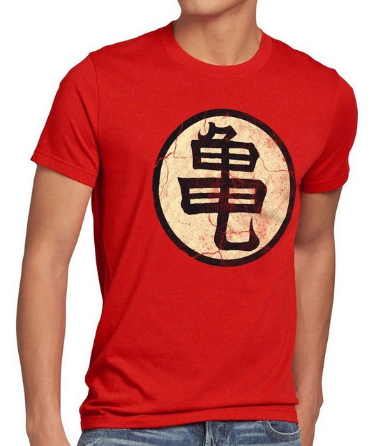 style3 T-Shirt Goku Roshis Turtle School son vegeta gym saiyajin db dragonb günstig online kaufen