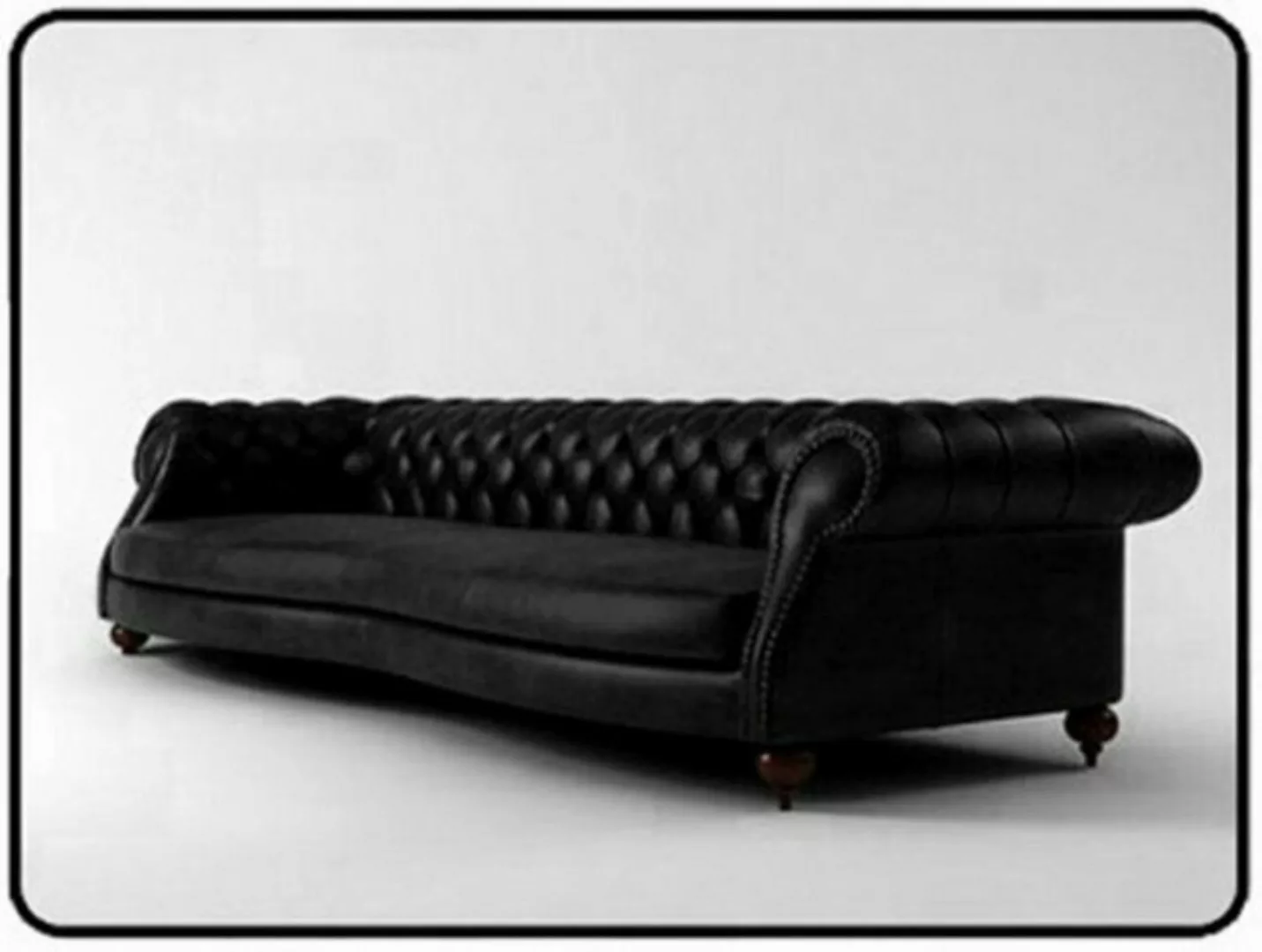 JVmoebel Chesterfield-Sofa LEDERSOFA XXL DESIGN CHESTERFIELD BIG SOFA VINTA günstig online kaufen