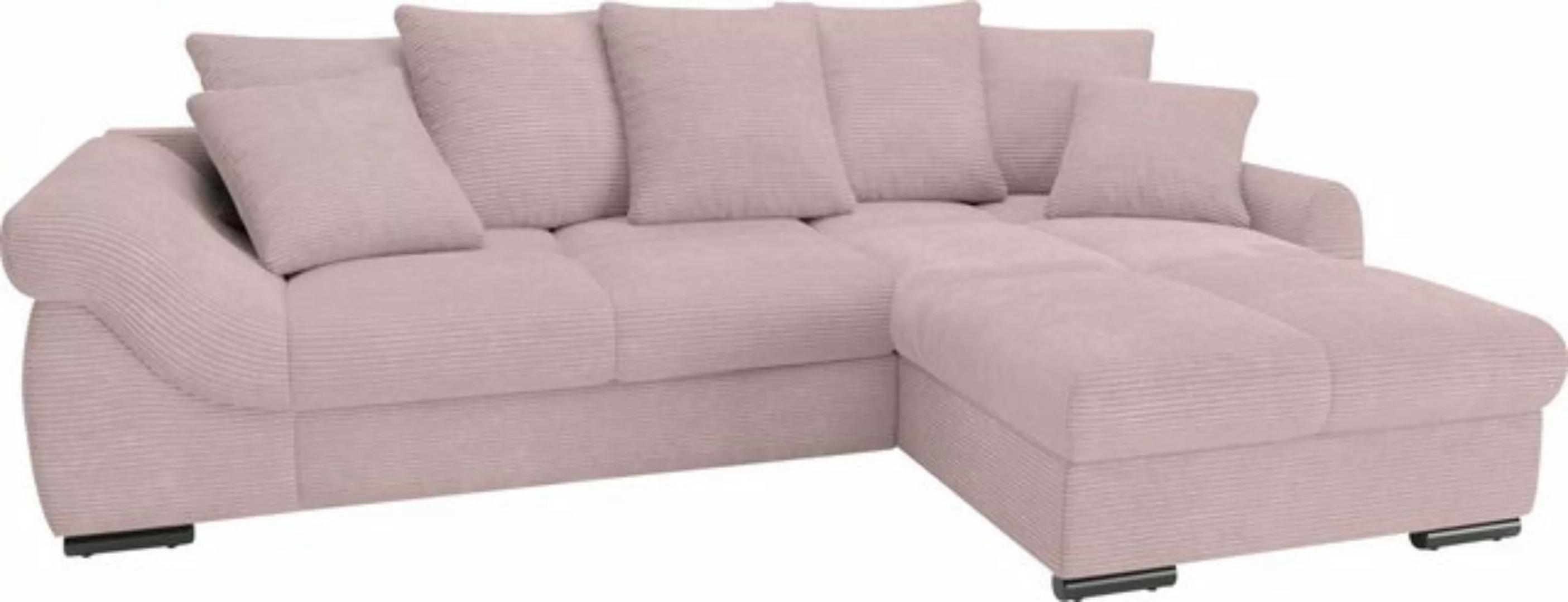 INOSIGN Ecksofa "Livorno DuraFlex", inkl. Hochschläfer-Bettauszug, XL-Bettk günstig online kaufen