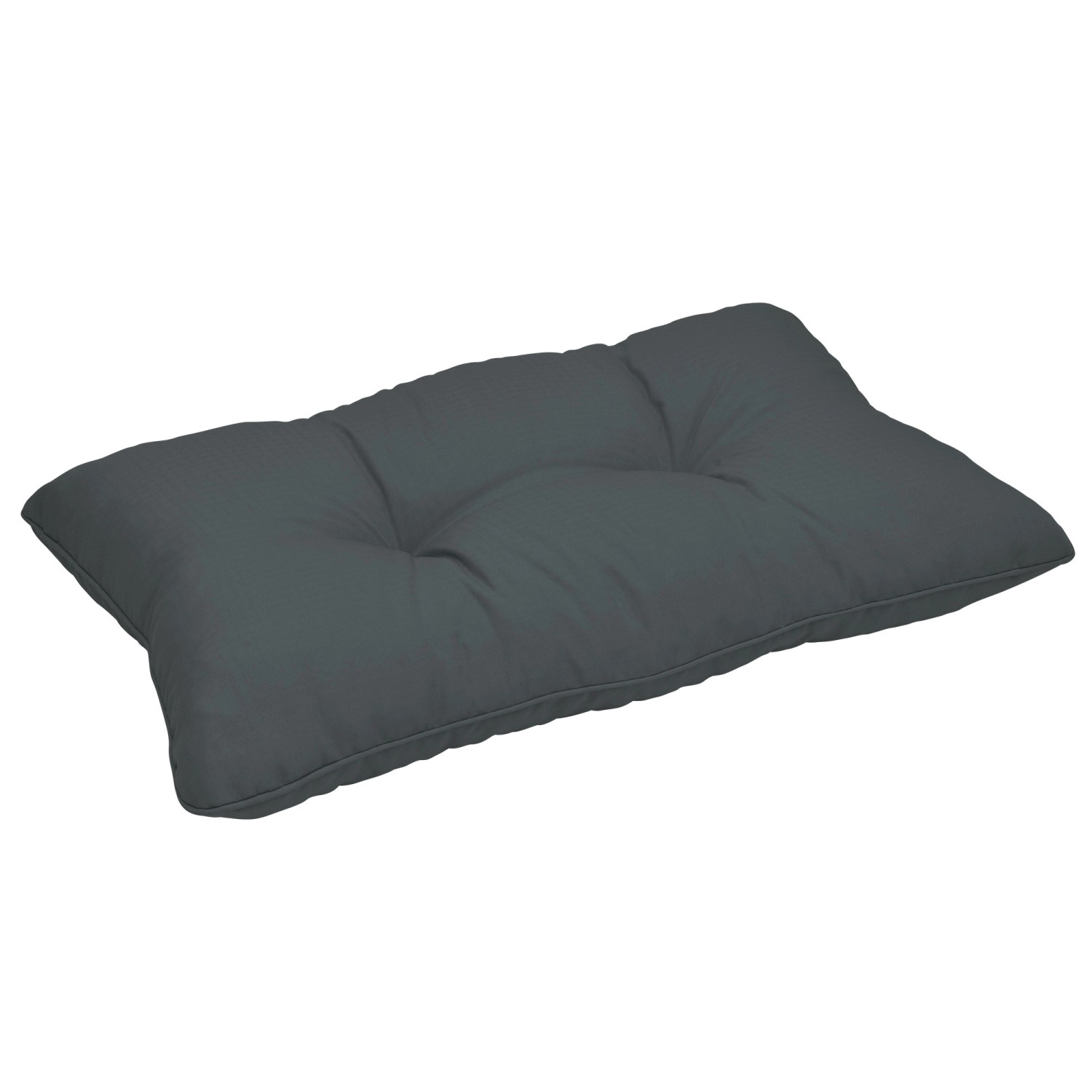 Beautissu Xluna Loungekissen Rücken 70x40x12cm Graphitgrau günstig online kaufen