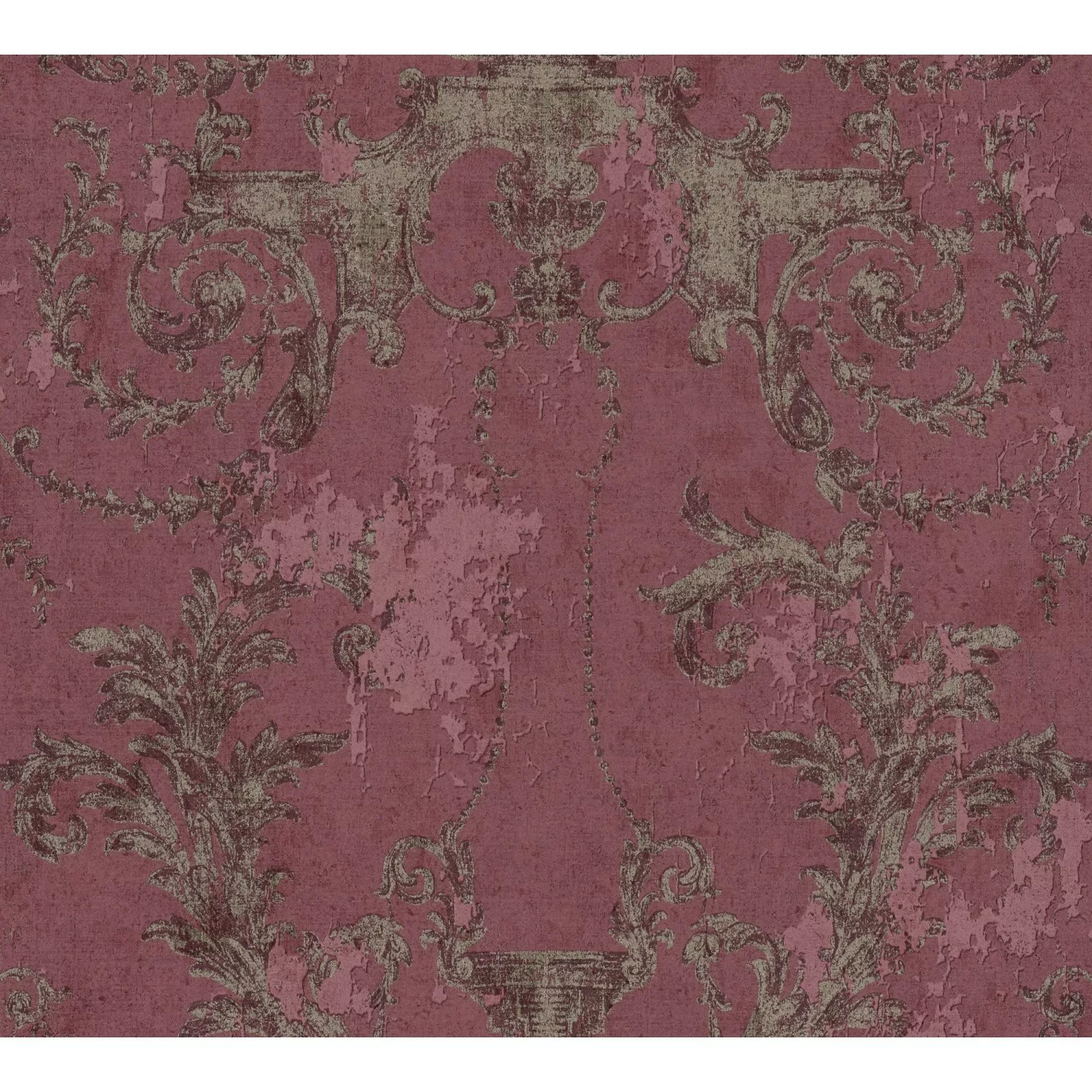 Bricoflor Hellgraue Tapete Im Barock Stil Shabby Chic Vliestapete Mit Ornam günstig online kaufen