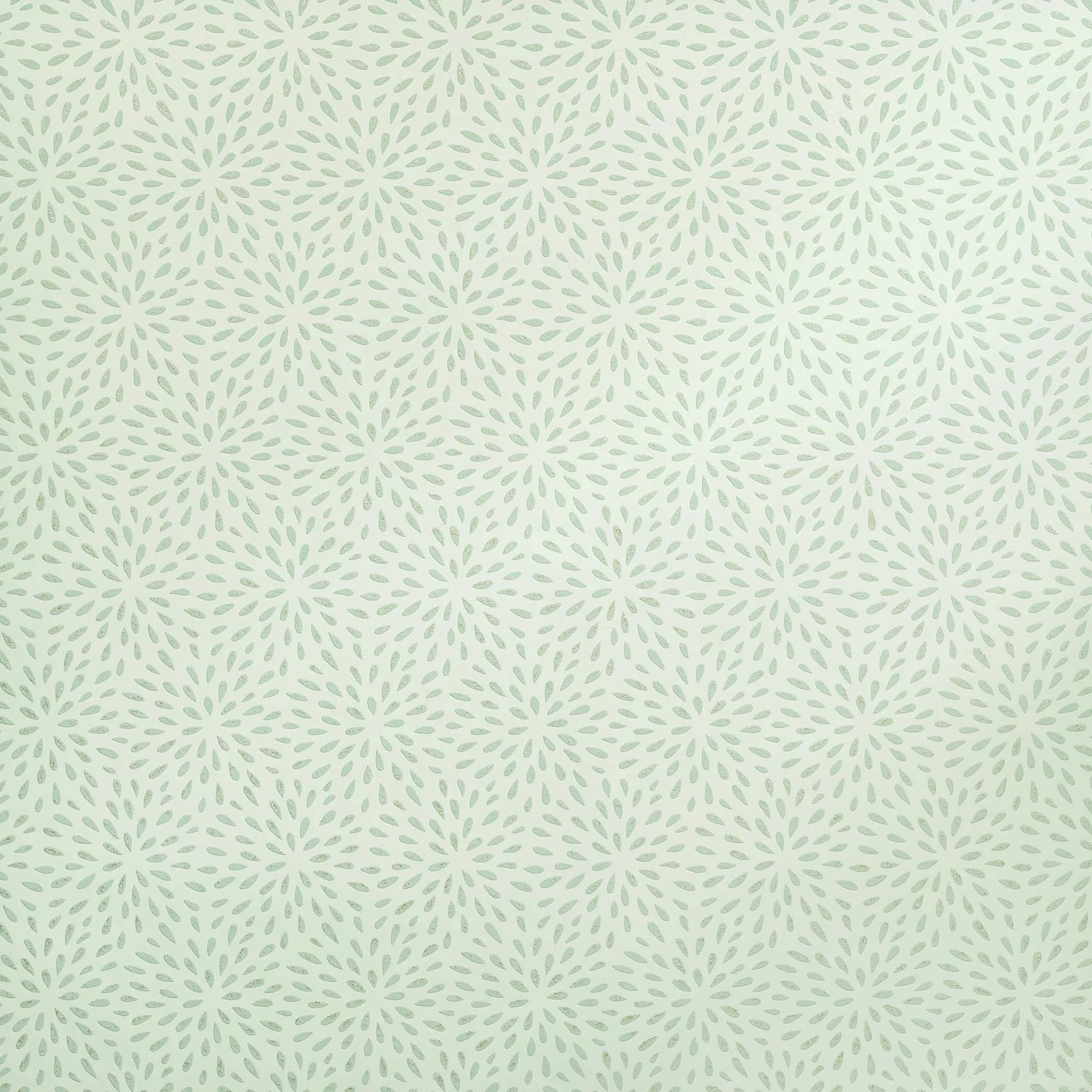 Kreativa Vliestapete Tupfen Mint Green 10,05x0,53m Grün Silber FSC® günstig online kaufen