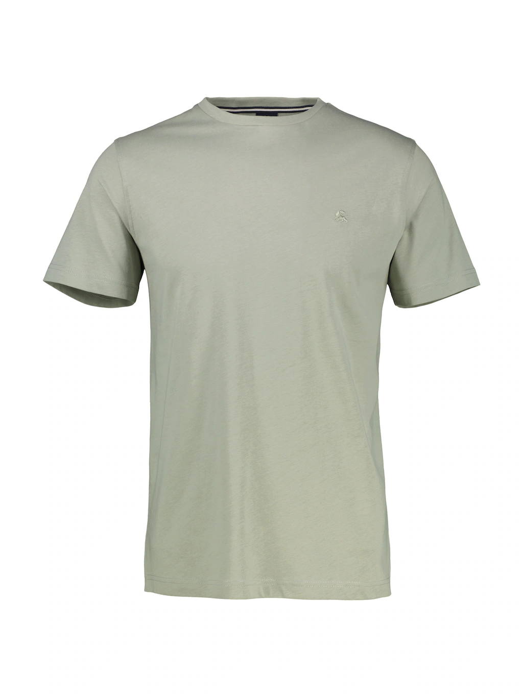 LERROS T-Shirt "LERROS Basic T-Shirt mit Logostitch, unifarben" günstig online kaufen