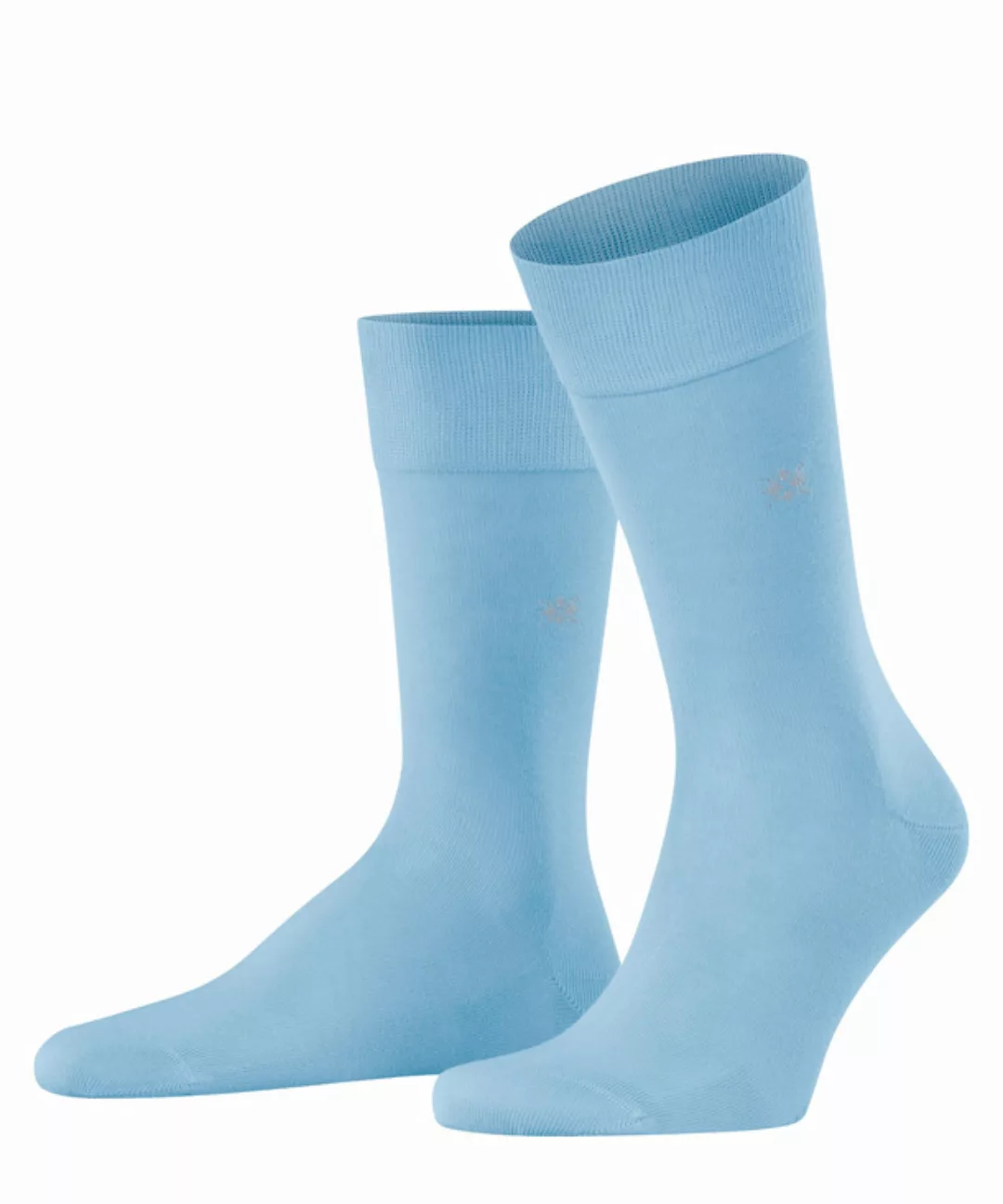 Burlington Dublin Herren Socken, 40-46, Blau, Uni, Baumwolle, 21015-628202 günstig online kaufen