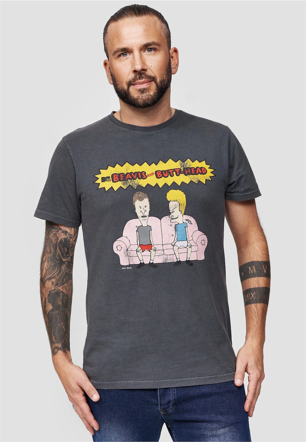 Recovered T-Shirt "Beavis And Butthead", im zeitlosen Design günstig online kaufen