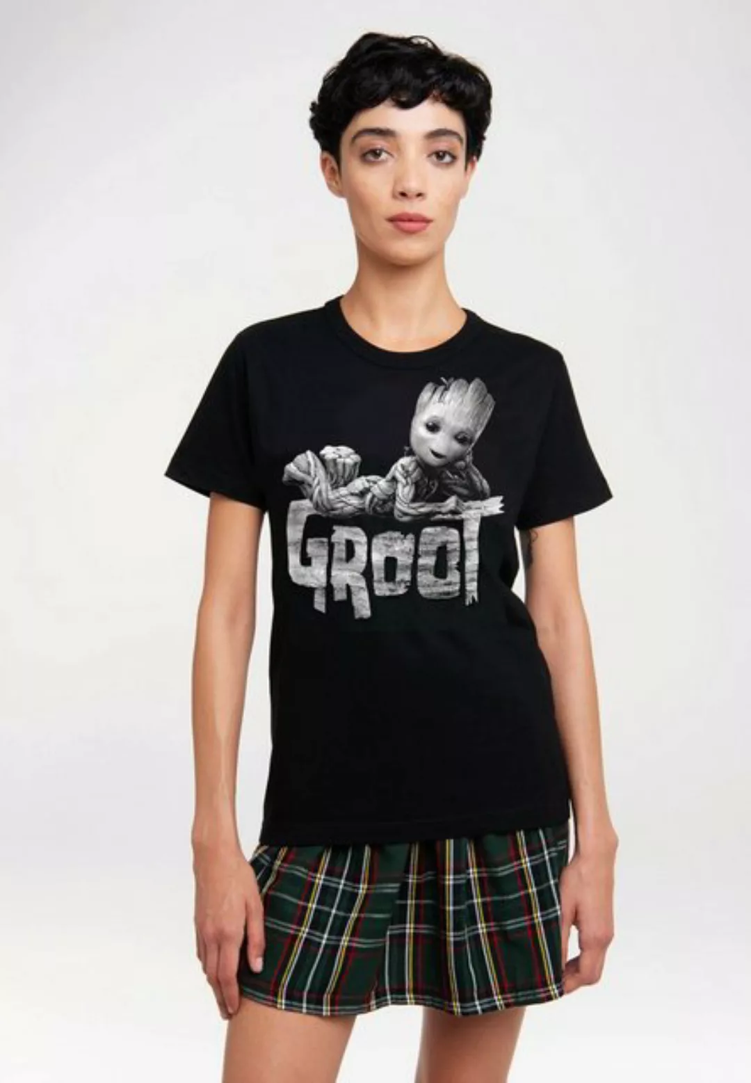 LOGOSHIRT T-Shirt Marvel - Groot mit witzigem Groot Print günstig online kaufen