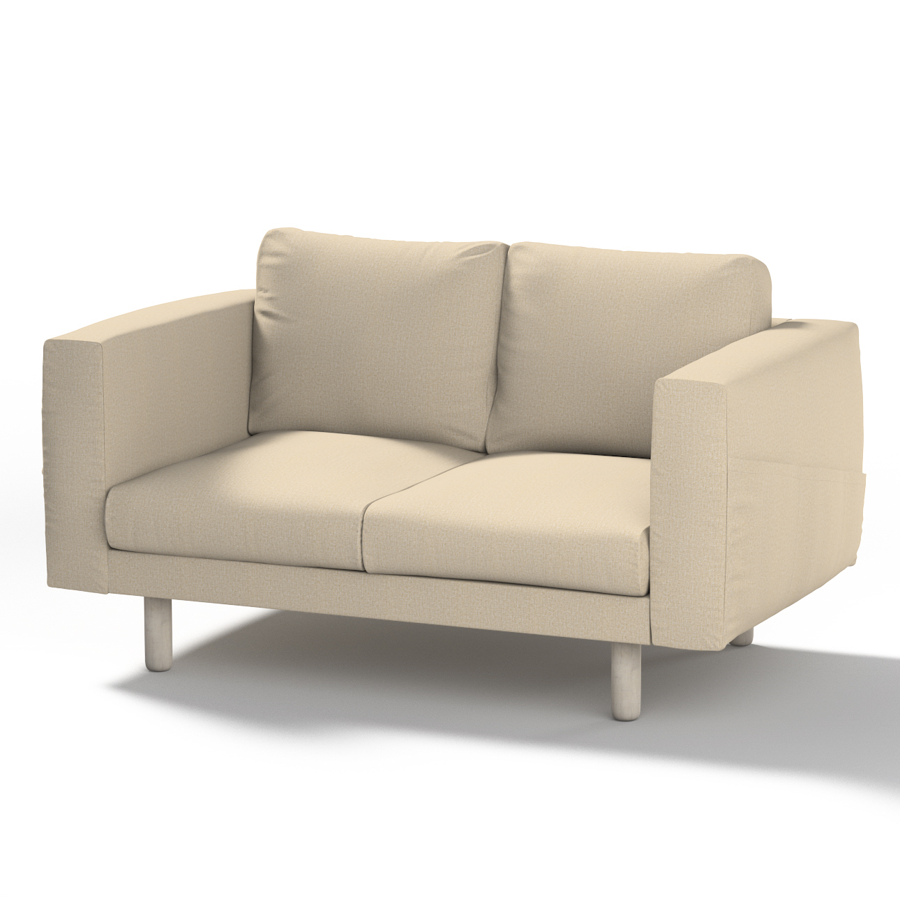 Bezug für Norsborg 2-Sitzer Sofa, beige, Norsborg 2-Sitzer Sofabezug, Edinb günstig online kaufen