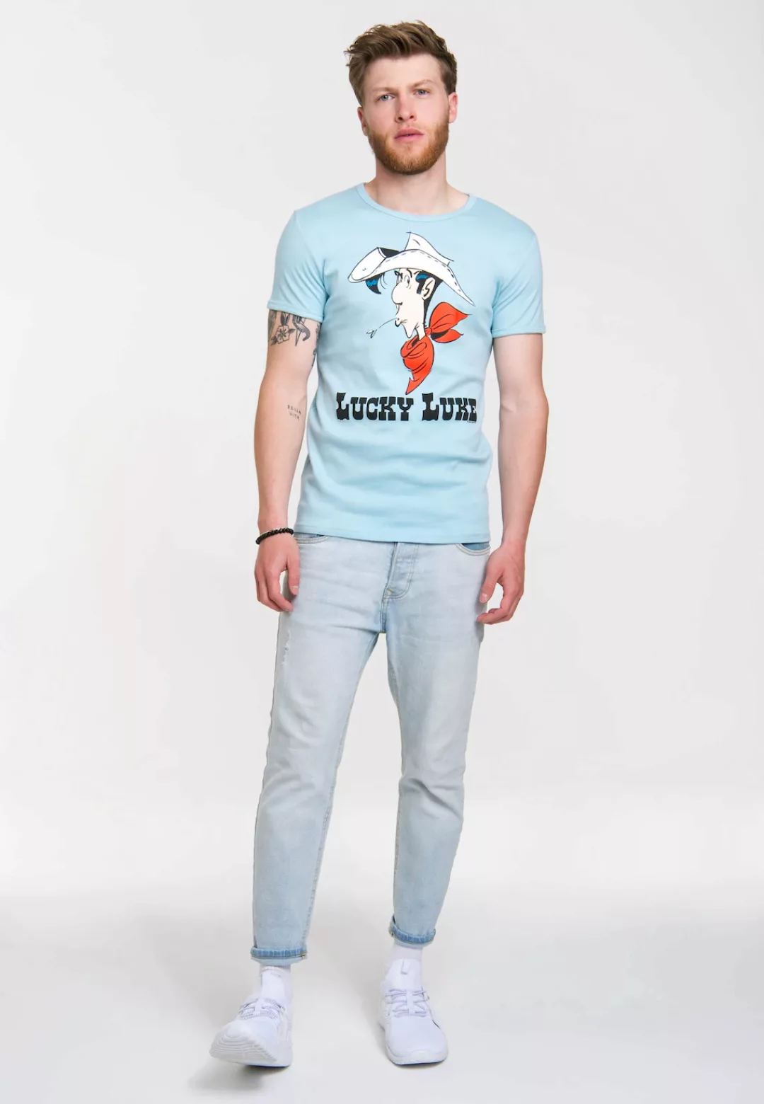 LOGOSHIRT T-Shirt "Lucky Luke Portrait", mit Lucky Luke-Print günstig online kaufen