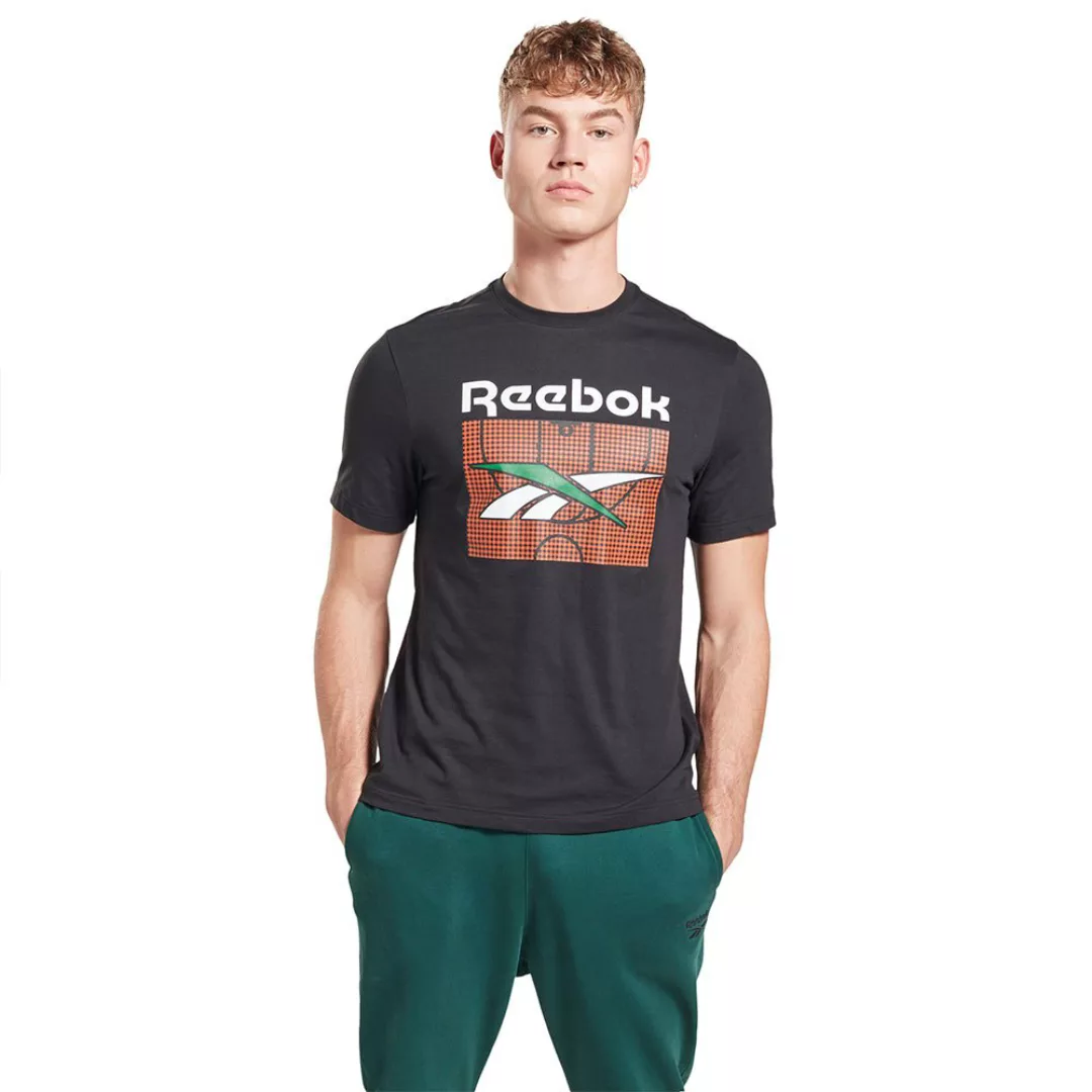 Reebok Classics Basketball Court Kurzärmeliges T-shirt M Black günstig online kaufen