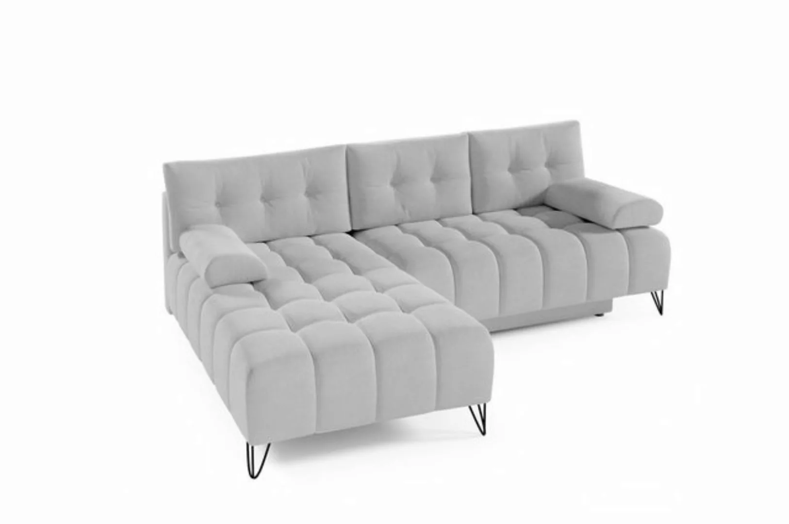 MOEBLO Ecksofa BRODY, Elegante Ecke Couch Schlafsofa Wohnlandschaft Lounges günstig online kaufen
