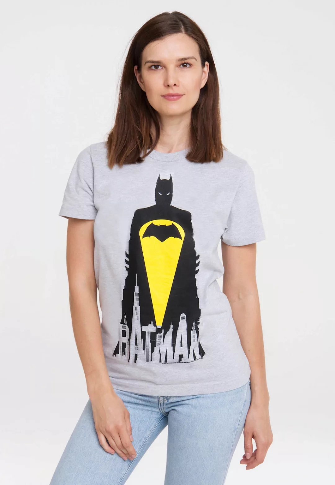 LOGOSHIRT T-Shirt "Batman - Skyline", mit Superhelden-Print günstig online kaufen