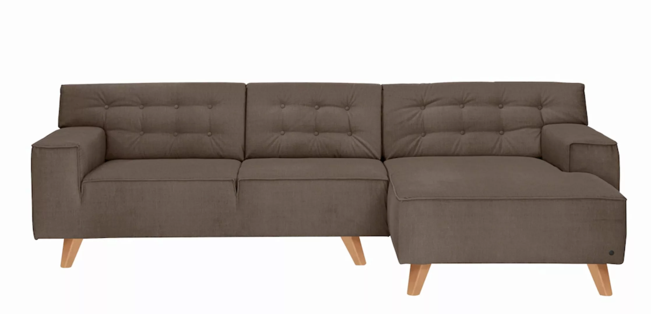 TOM TAILOR HOME Ecksofa NORDIC CHIC, mit Recamiere, im Retrolook, Füße Buch günstig online kaufen