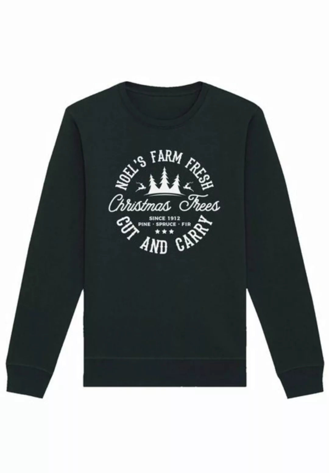 F4NT4STIC Sweatshirt Weihnachten Trees Farm Retro Sign Premium Qualität günstig online kaufen