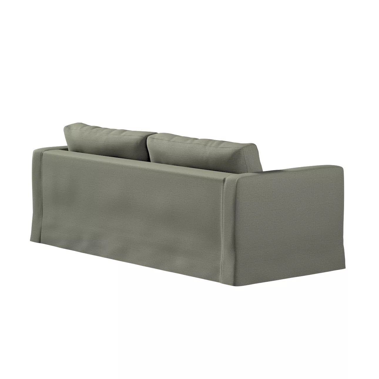 Bezug für Karlstad 3-Sitzer Sofa nicht ausklappbar, lang, grau-beige, Bezug günstig online kaufen