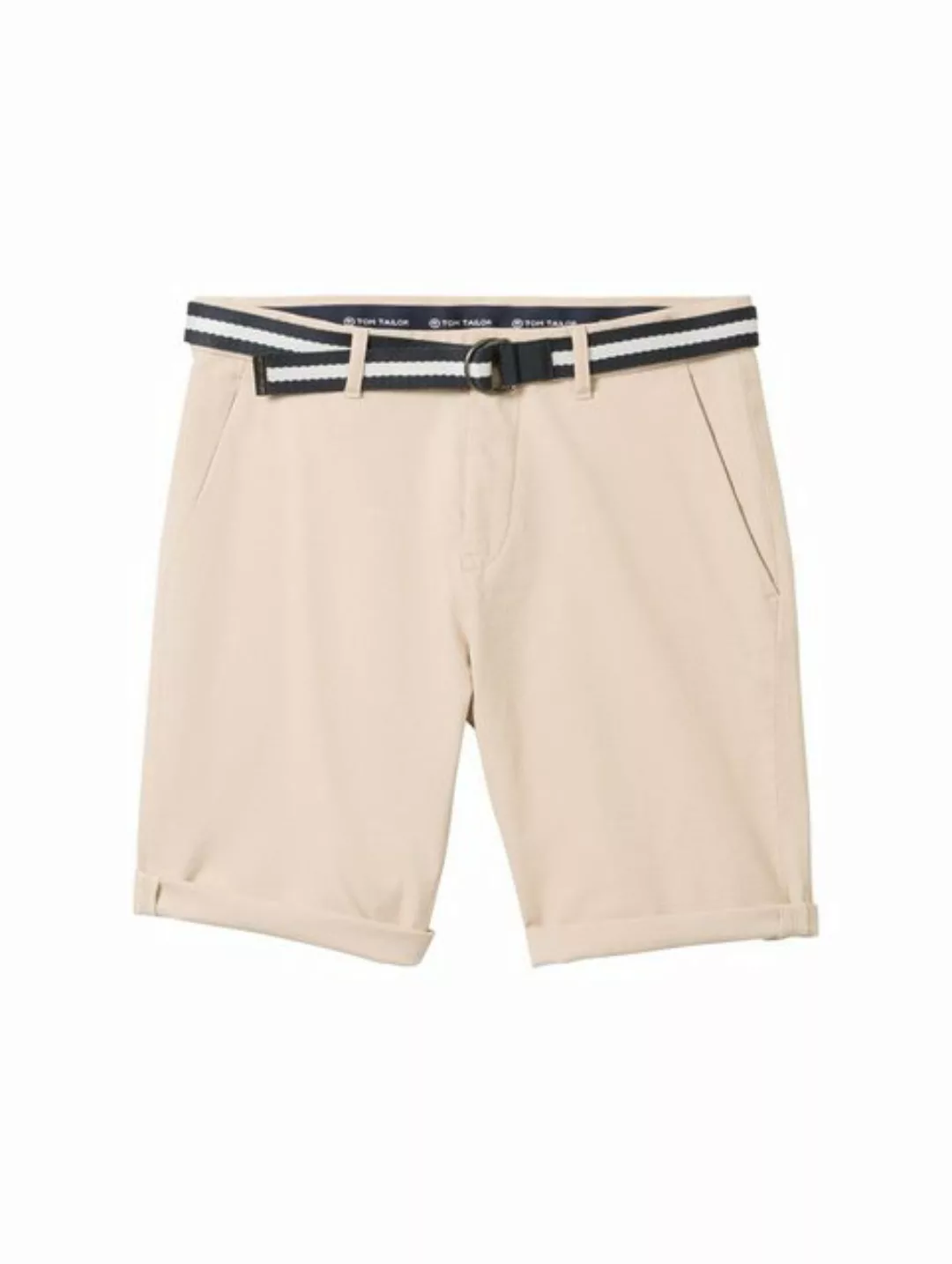 TOM TAILOR Bermudas Slim Chino Shorts mit Gürtel günstig online kaufen