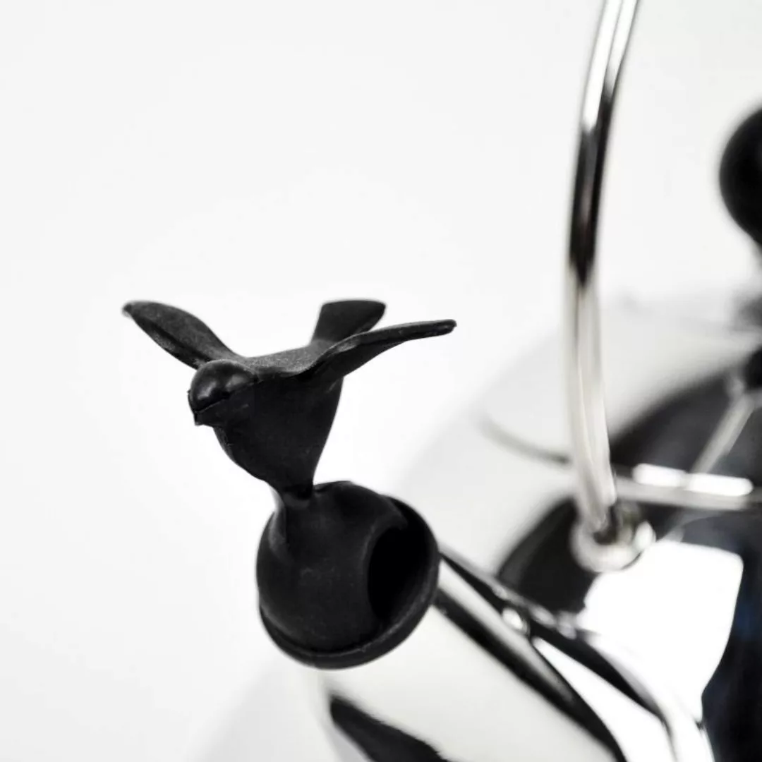 Alessi - 9093 Vogelförmige Pfeife für Wasserkessel - schwarz günstig online kaufen