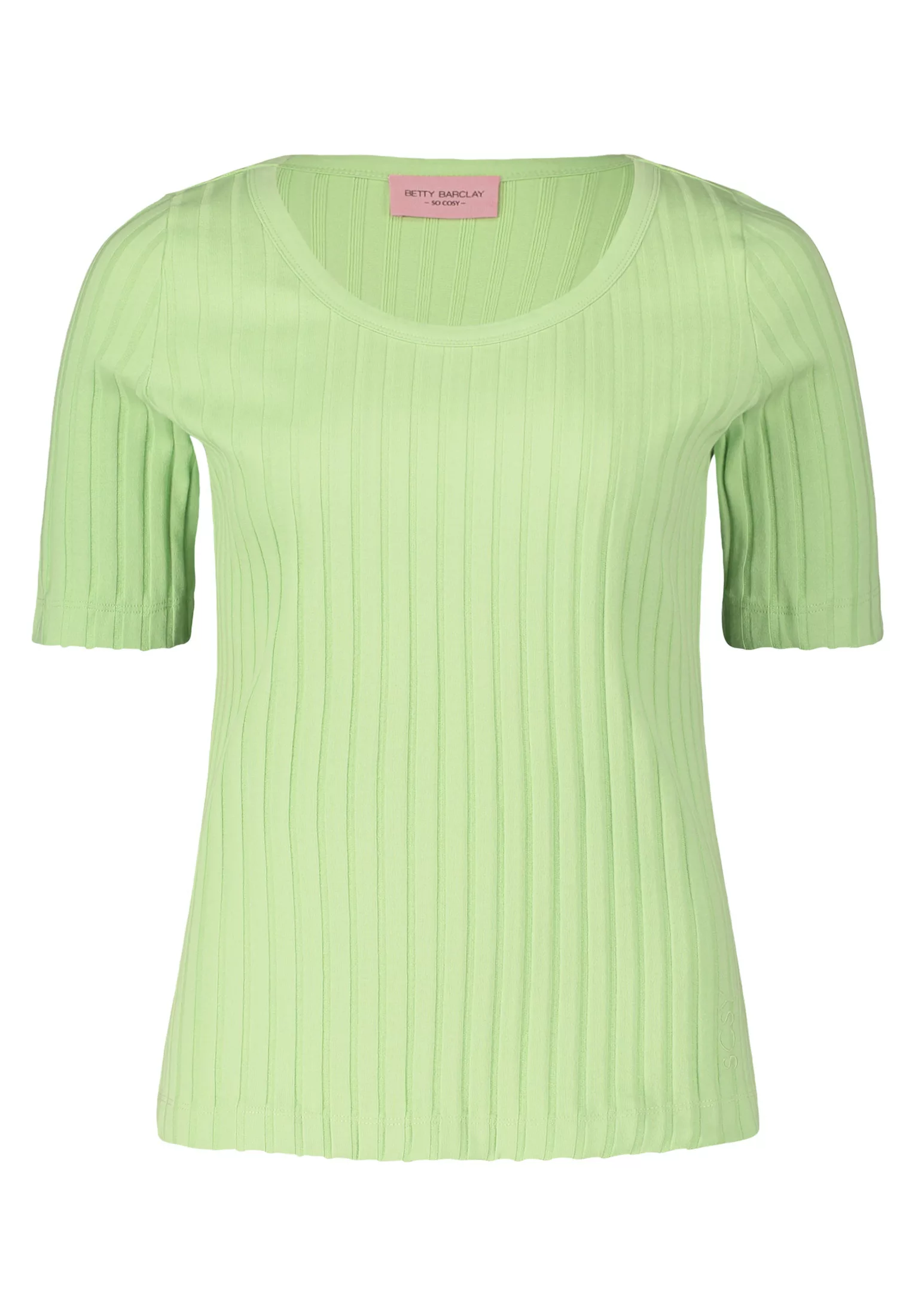 Betty Barclay Kurzarmshirt "Betty Barclay Basic Shirt mit Rippenstruktur", günstig online kaufen