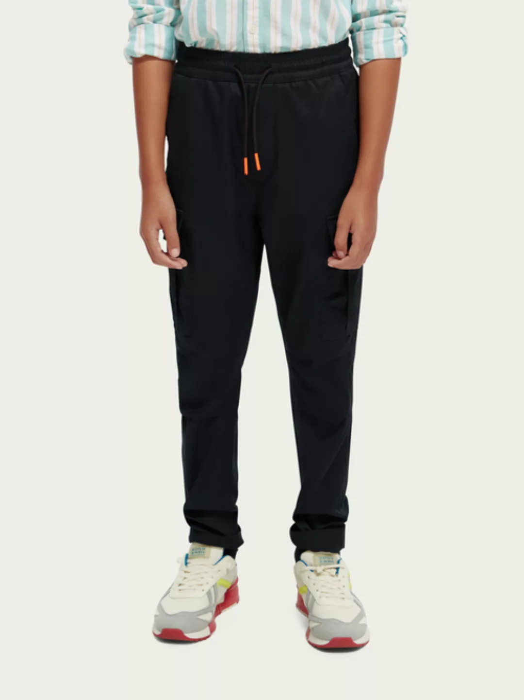 Scotch & Soda Cargo-Hose im Loose Tapered Fit aus Bio-Material günstig online kaufen