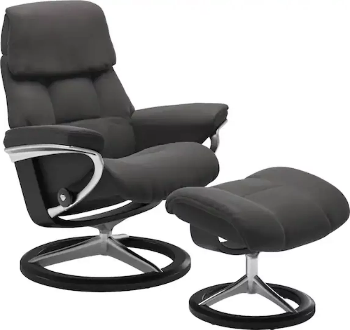 Stressless® Hocker »Ruby«, mit Signature Base, Gestell Eiche, Wenge, Braun günstig online kaufen