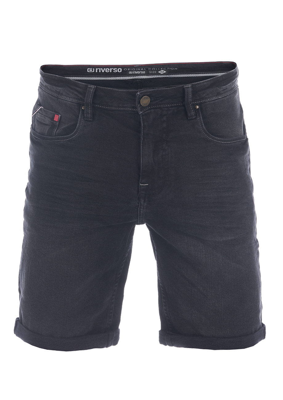 riverso Jeans Shorts Herren Stretch Kurz Regular Fit RIVUdo günstig online kaufen