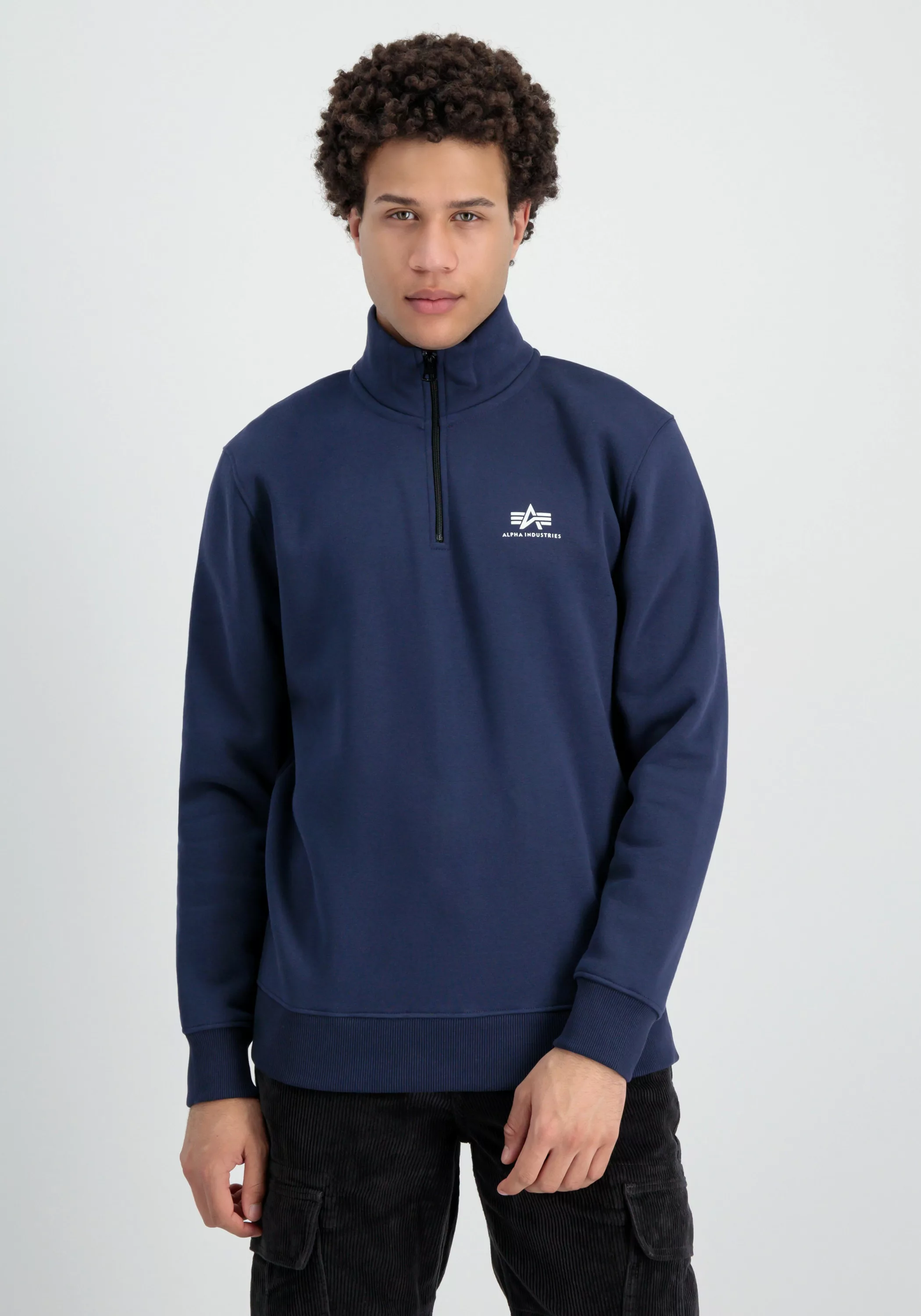 Alpha Industries Sweater "Alpha Industries Men - Sweatshirts Half Zip Sweat günstig online kaufen